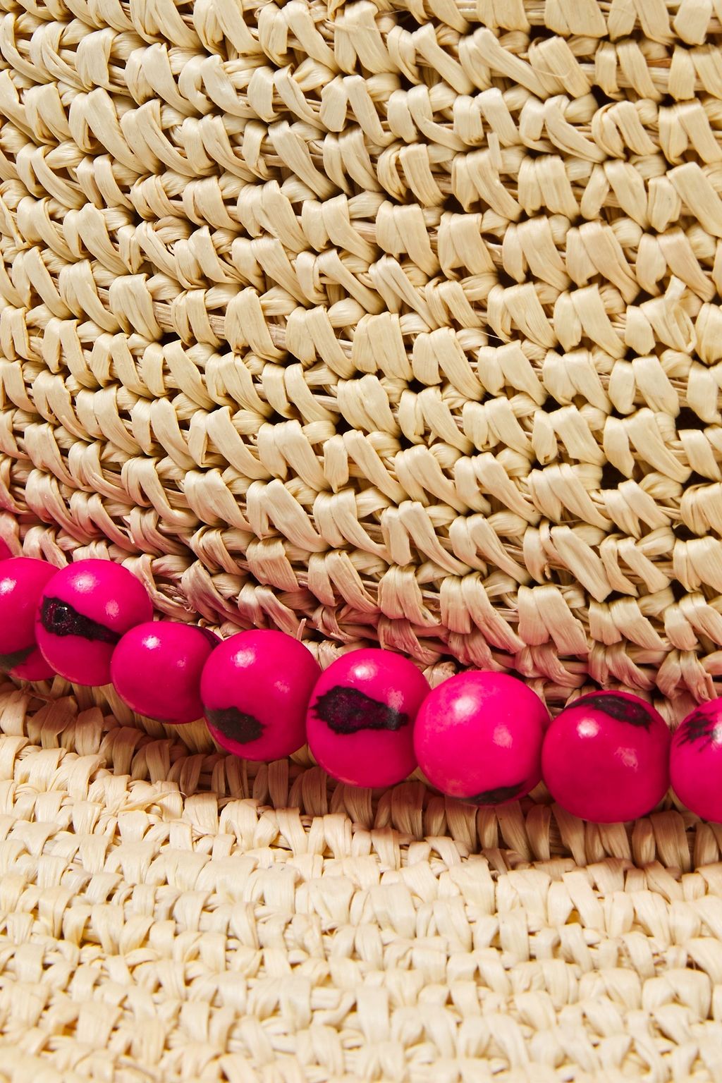 SENSI STUDIO Bead-embellished toquilla straw Panama hat
