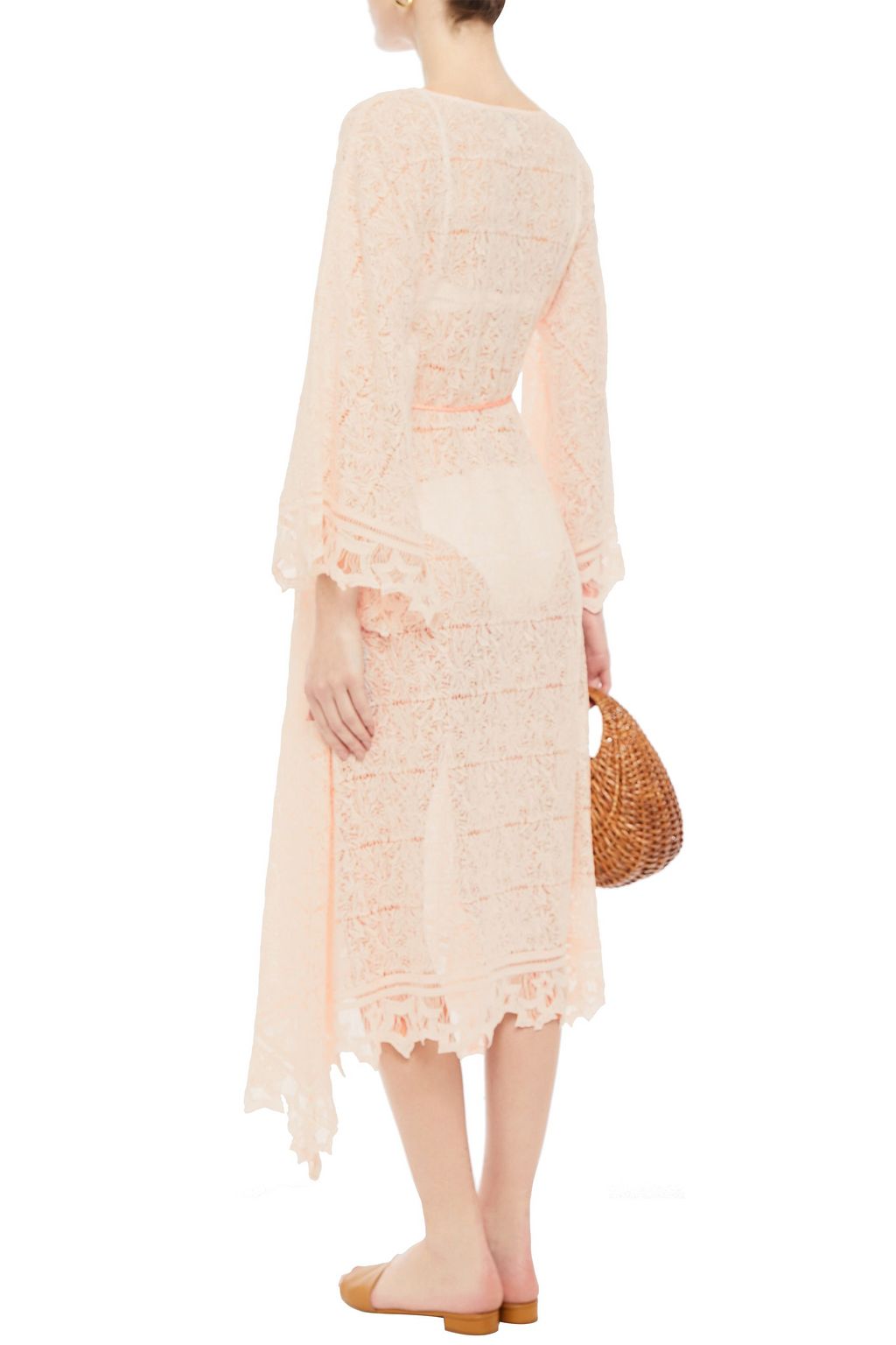 MIGUELINA Guipure lace coverup