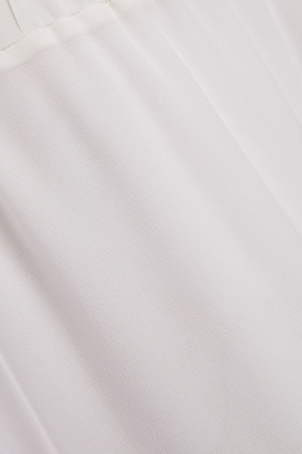 GENTRYPORTOFINO Layered silk crepe de chine straight-leg pants