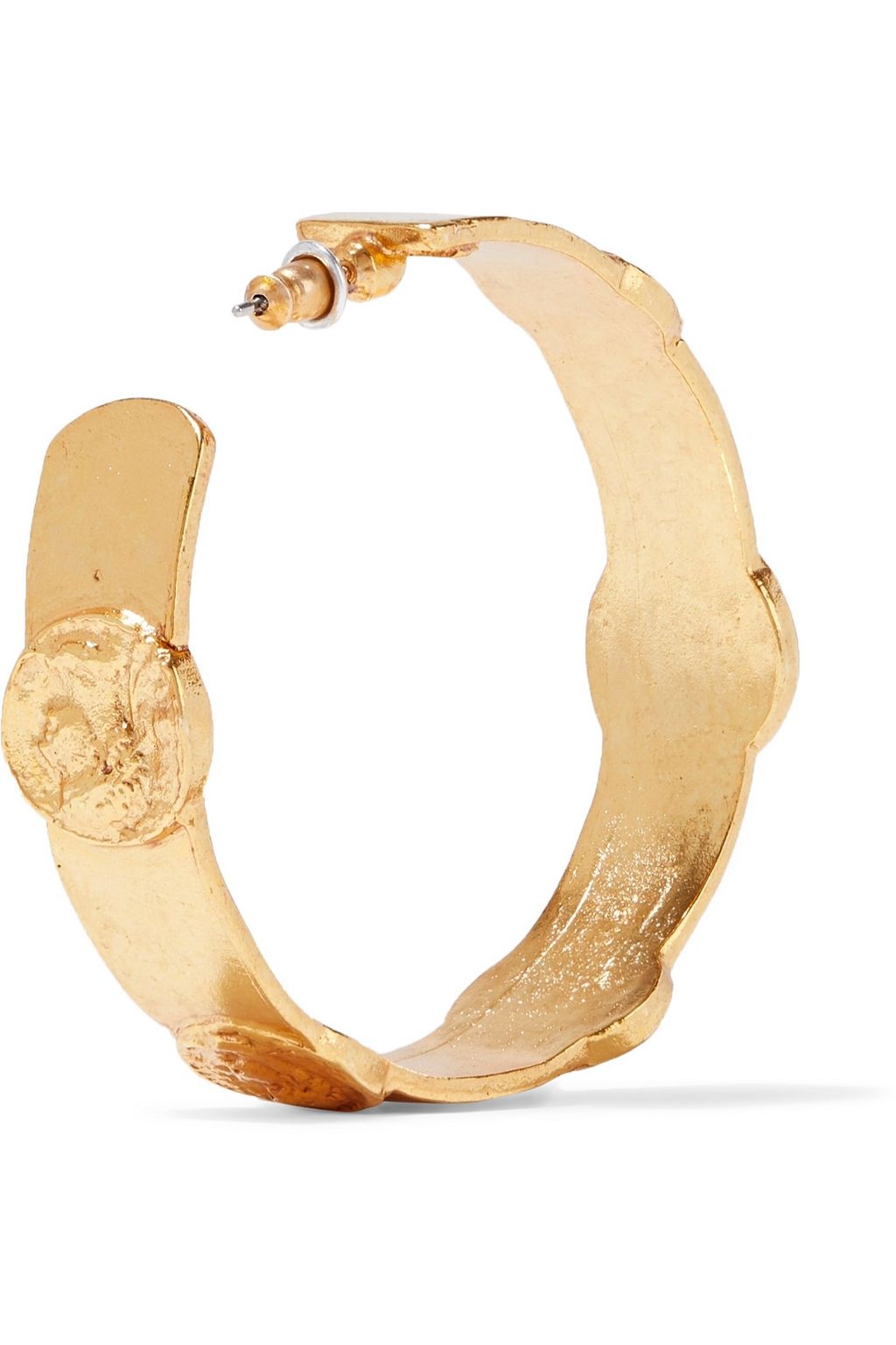 OSCAR DE LA RENTA Gold-tone hoop earrings