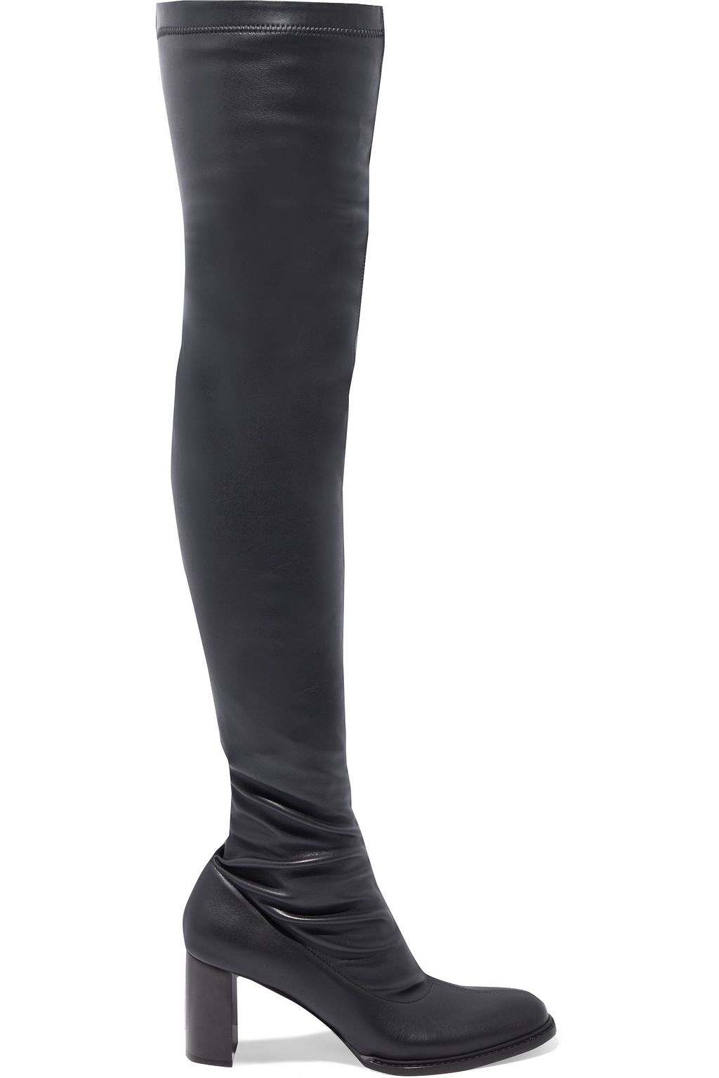 STELLA MCCARTNEY Palmer faux stretch leather over the knee boots THE OUTNET