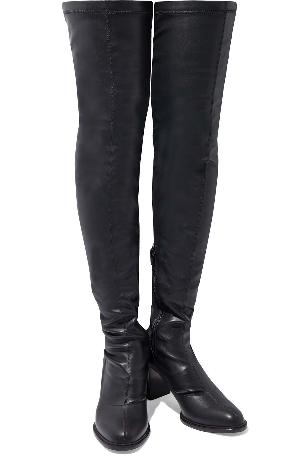 STELLA MCCARTNEY Palmer faux stretch-leather over-the-knee boots
