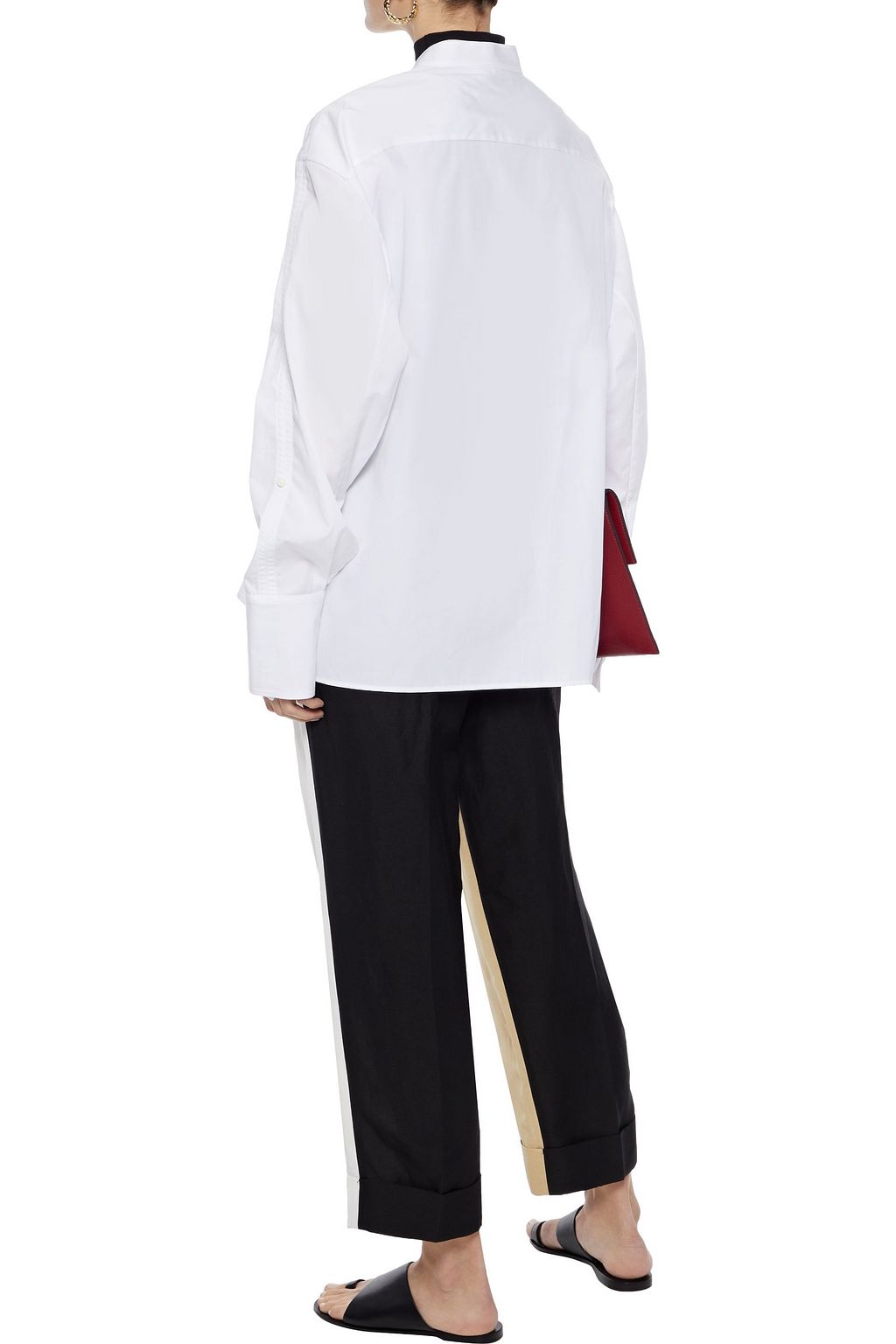 JIL SANDER Cotton-poplin shirt