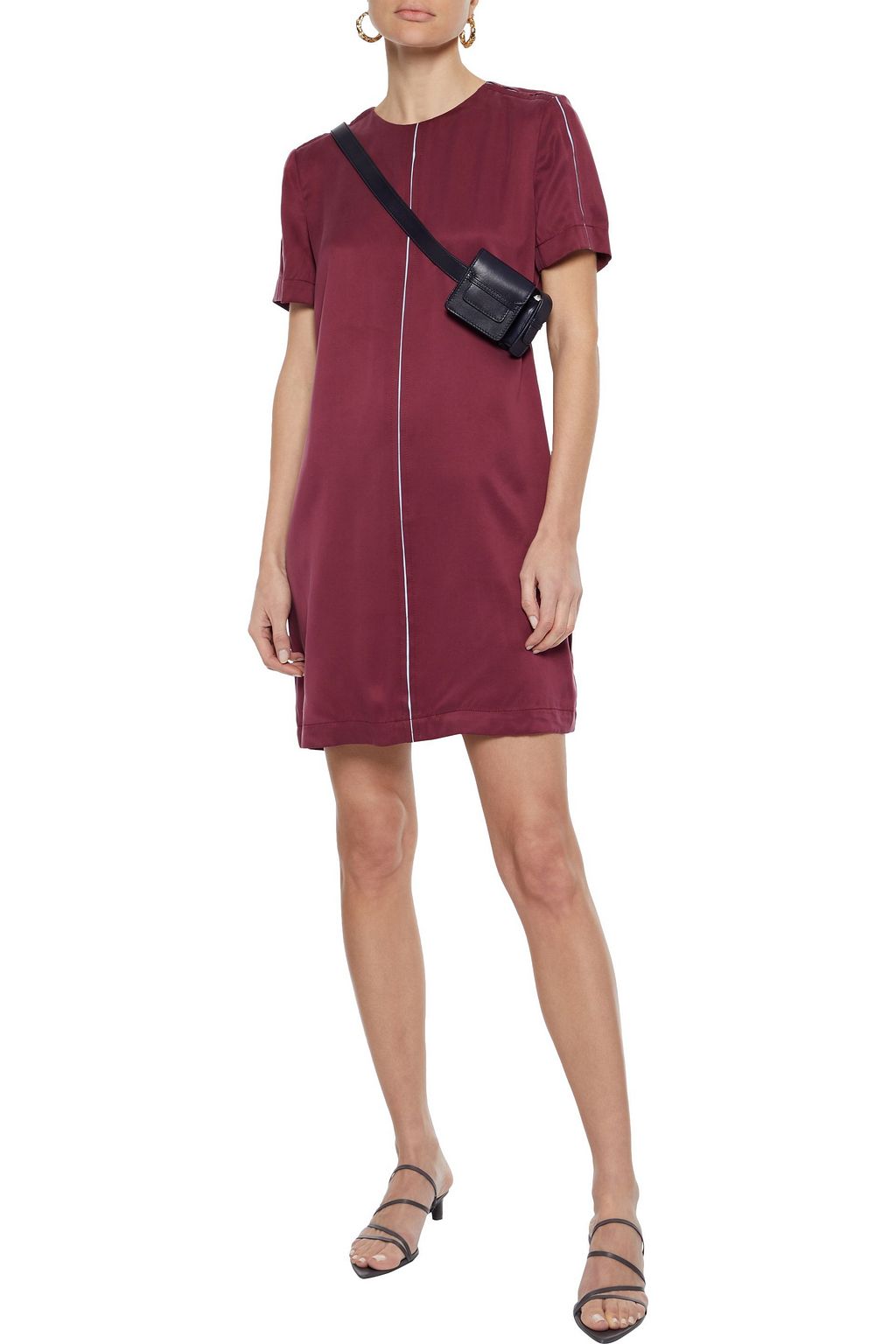 EQUIPMENT Noemy washed silk-blend mini dress
