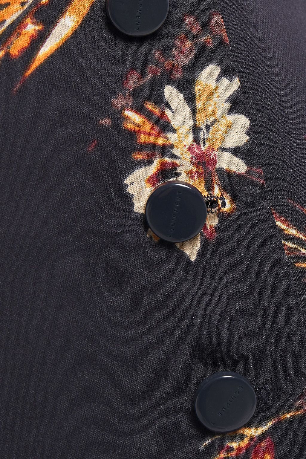 EQUIPMENT Harmon floral-print satin mini wrap dress