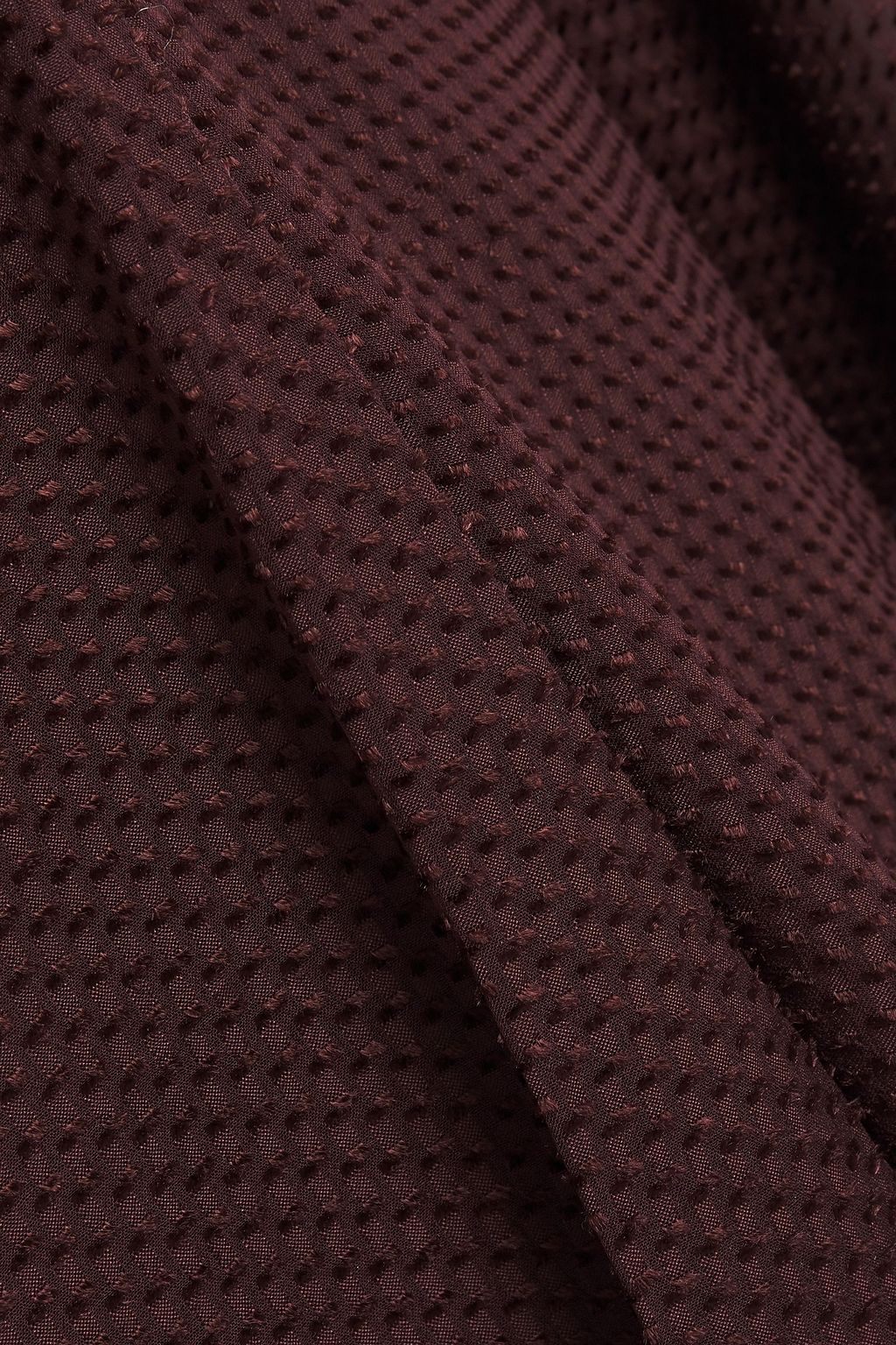 EQUIPMENT Wrap-effect shirred fil coupé woven mini dress