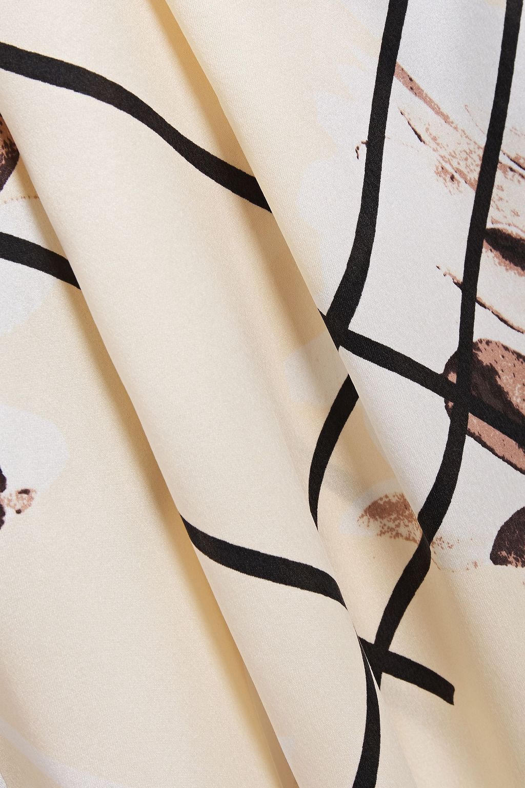 EQUIPMENT Pleated printed silk-charmeuse wrap dress