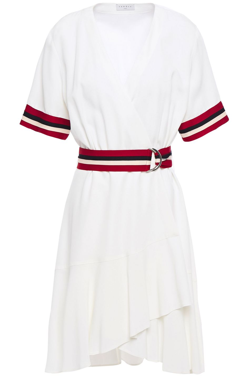 sandro wrap dress