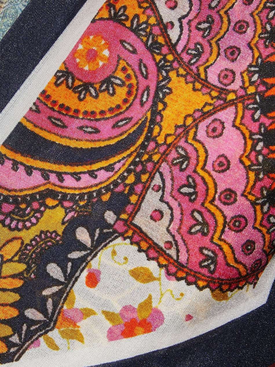 fiesta cold-shoulder printed silk-georgette mini dress