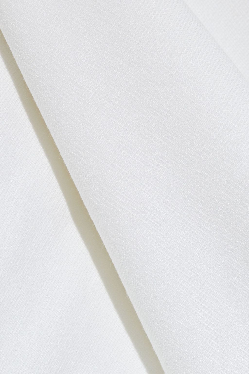 ROSETTA GETTY Asymmetric fluted stretch-knit top