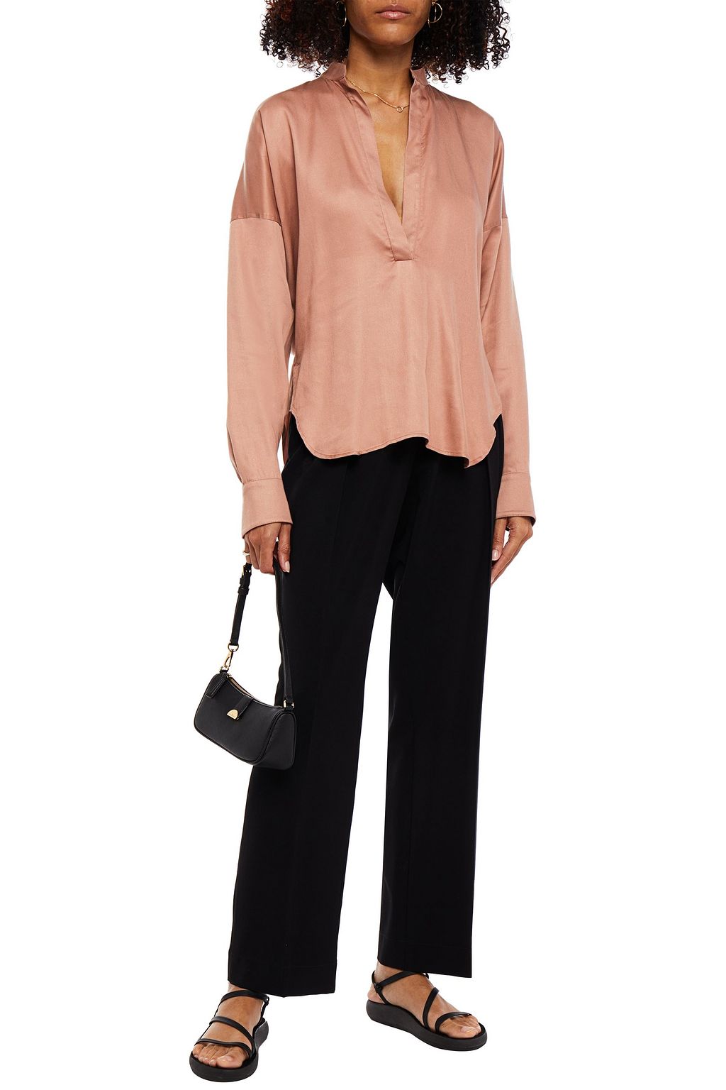 BONDI BORN Twill blouse