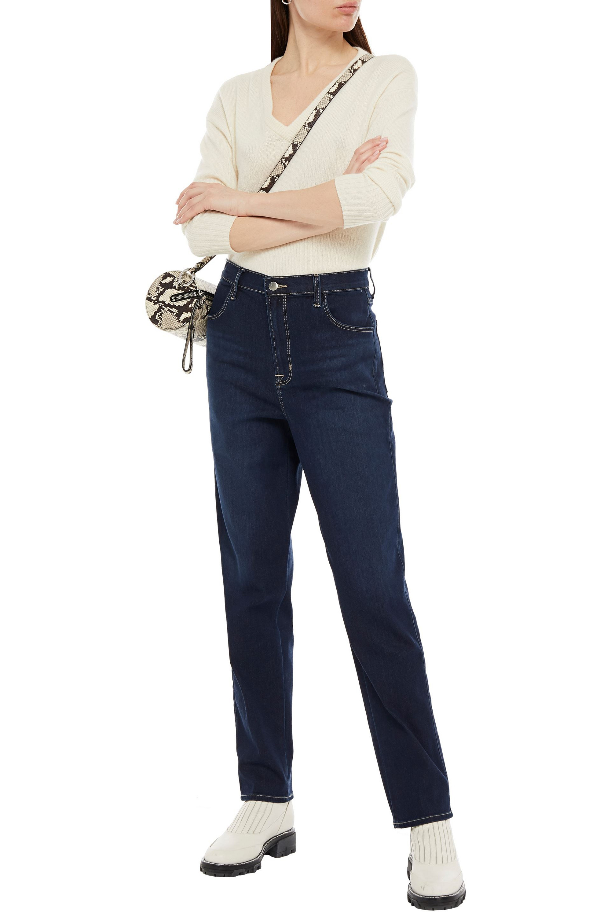 J BRAND Mia high-rise tapered jeans