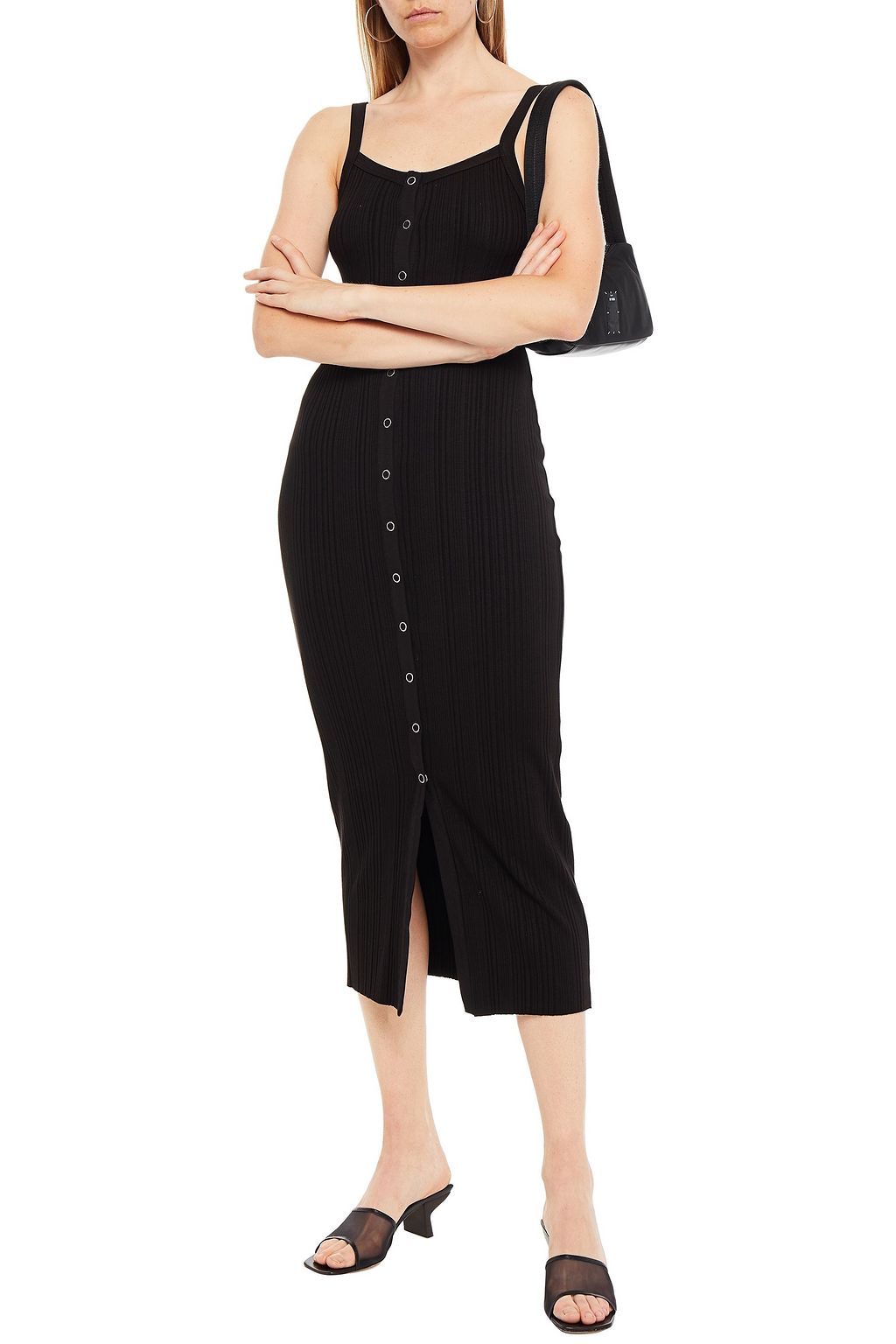 THE RANGE Ribbed stretch-jersey dress