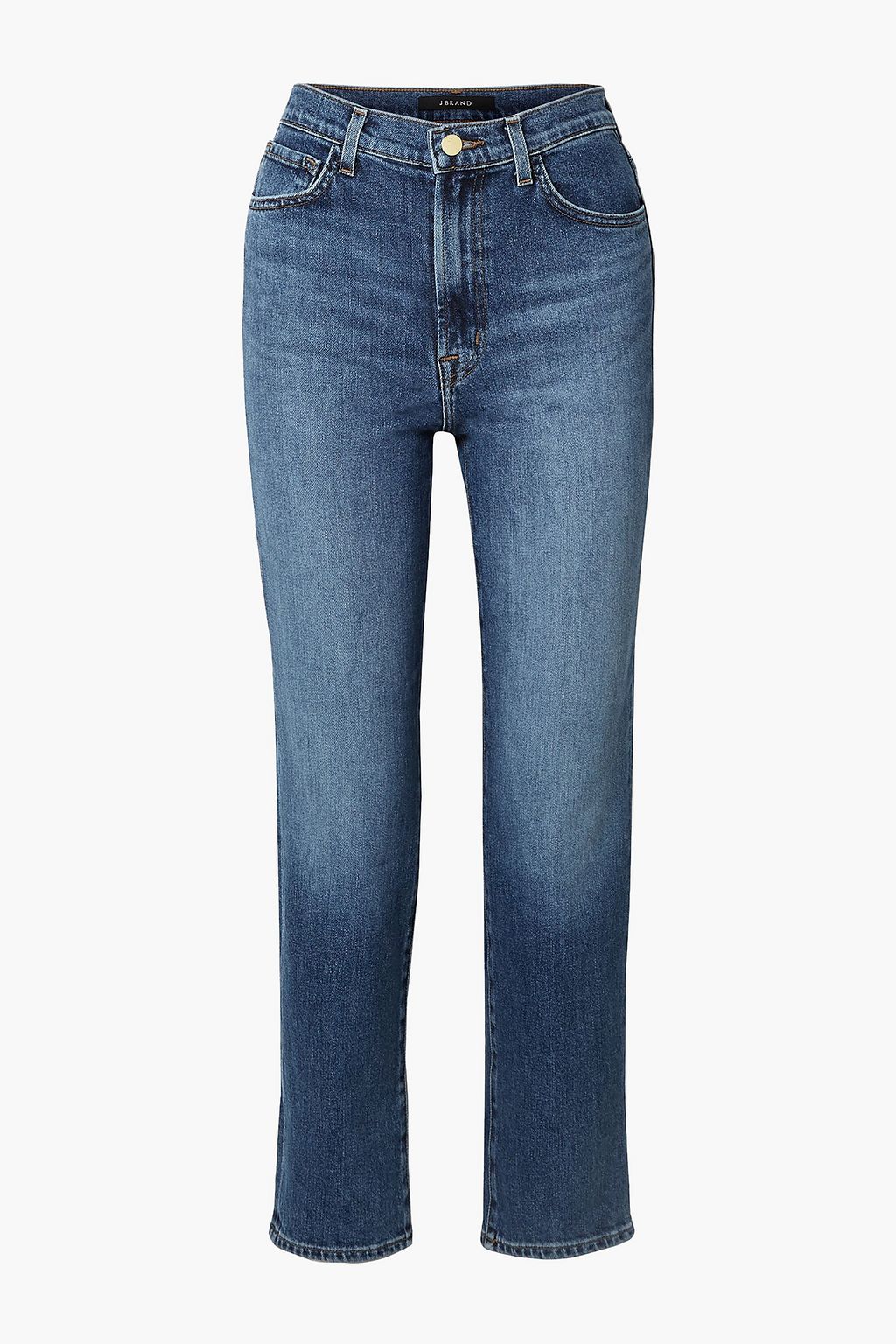 J BRAND Jules high-rise straight-leg jeans | THE OUTNET