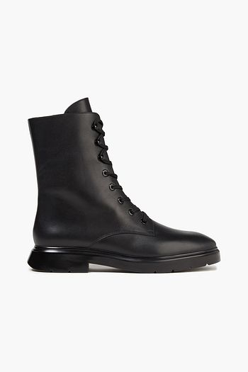 Stuart weitzman white combat boots clearance