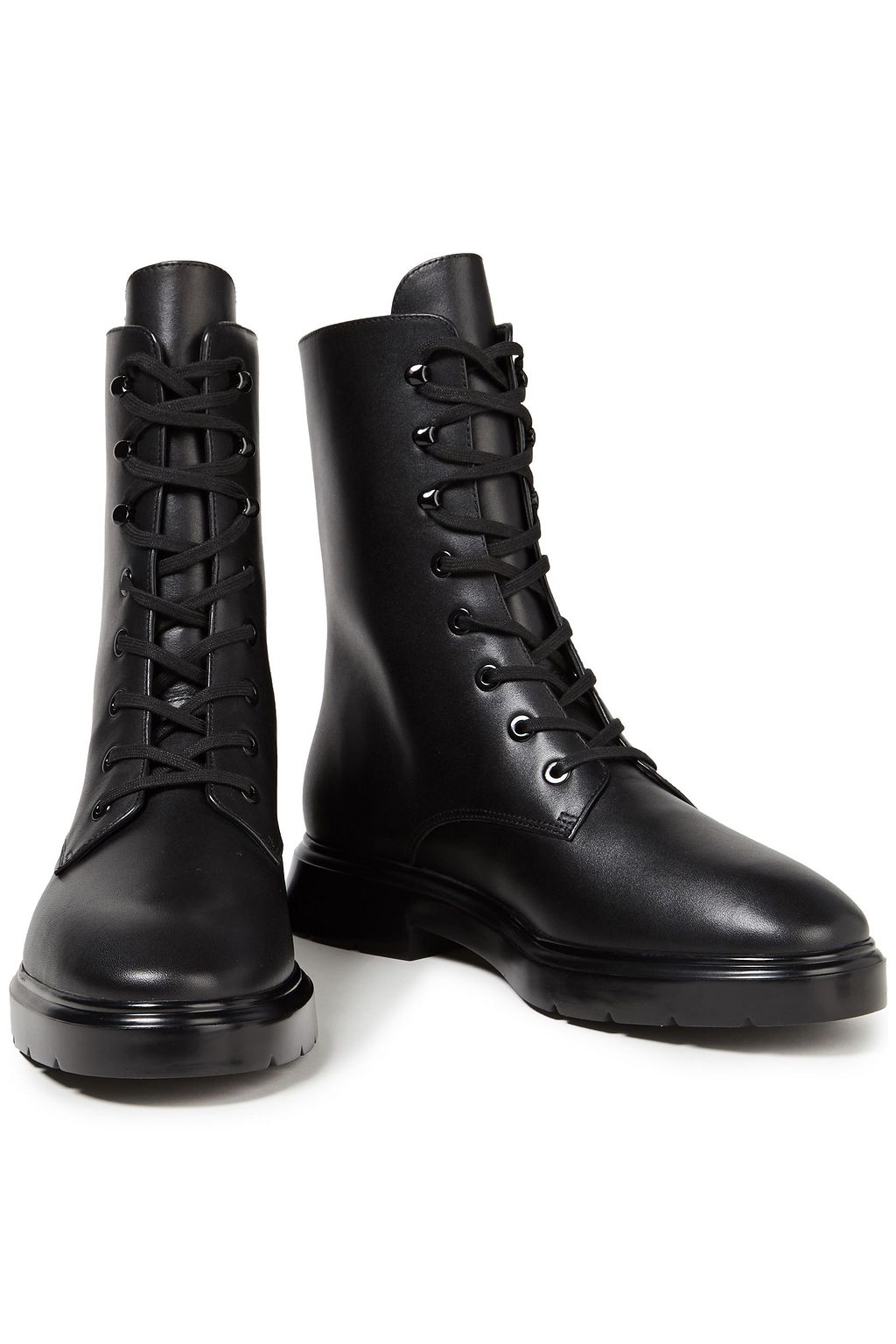 STUART WEITZMAN Mckenzee leather combat boots