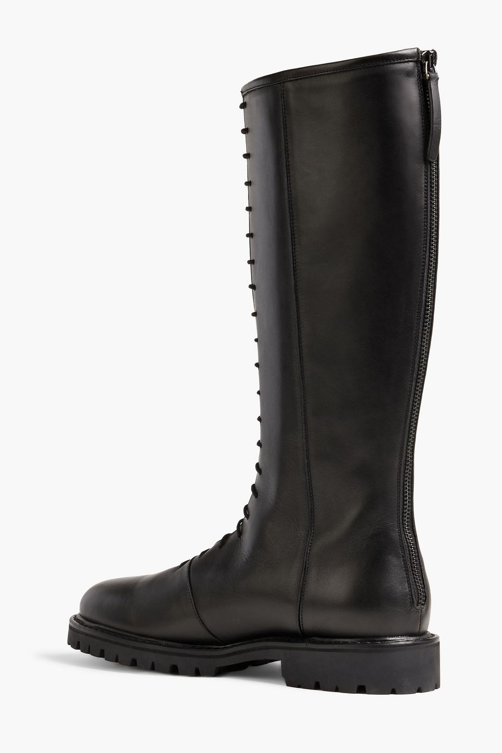 LEGRES 11 lace-up leather knee boots
