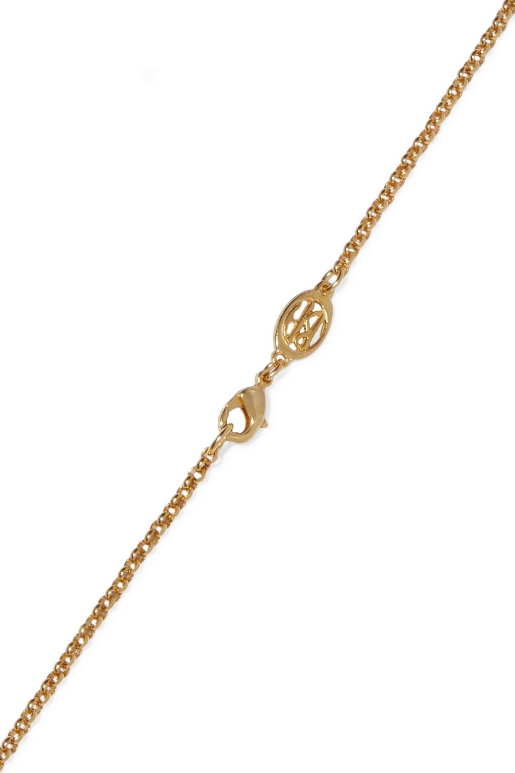 BEN-AMUN 24-karat gold-plated necklace