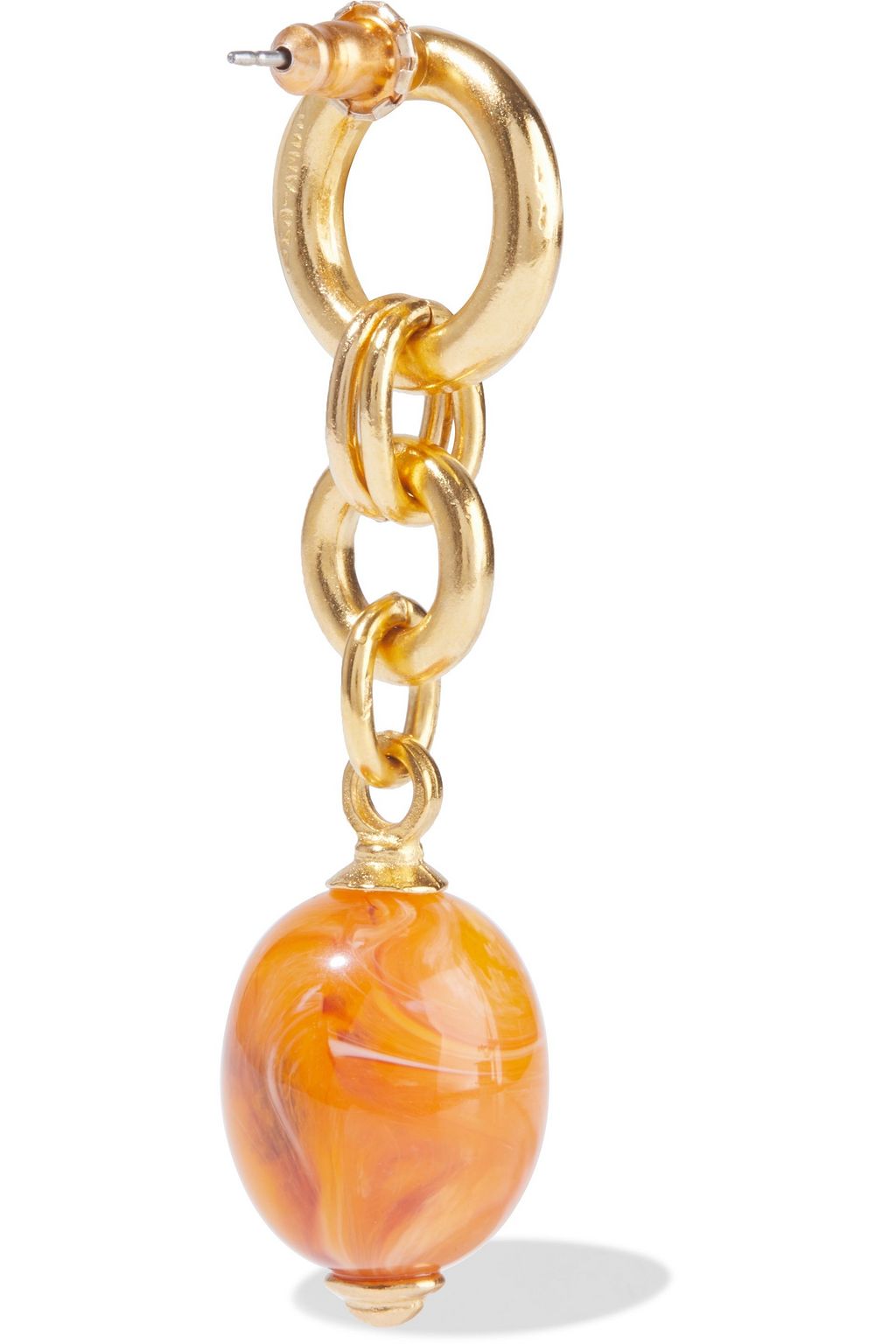 BEN-AMUN 24-karat gold-plated stone earrings