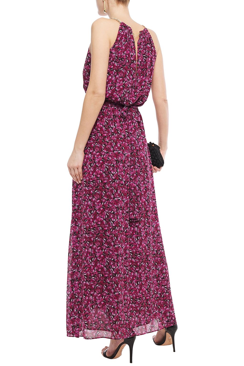 michael kors gowns purple