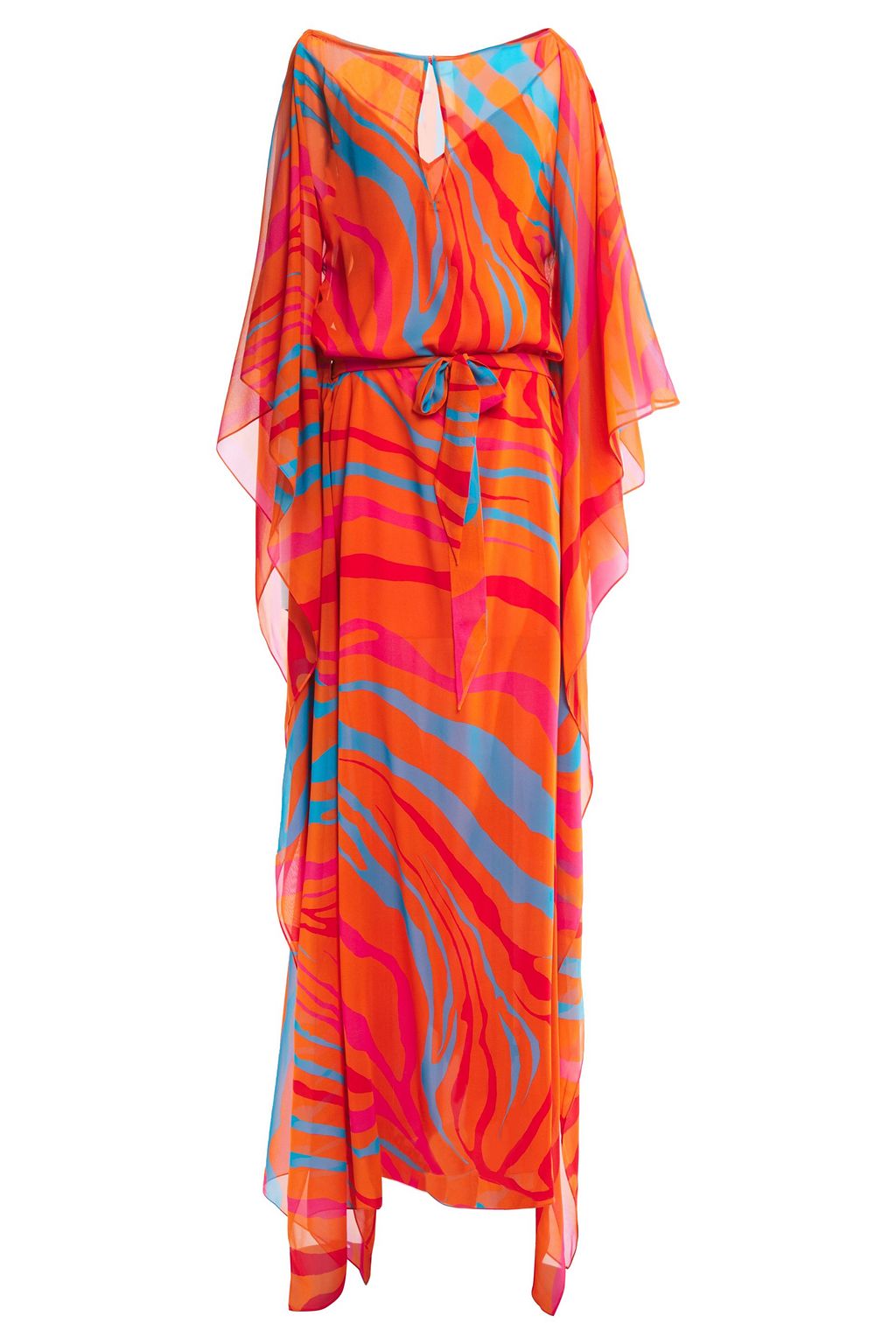 roberto cavalli orange dress