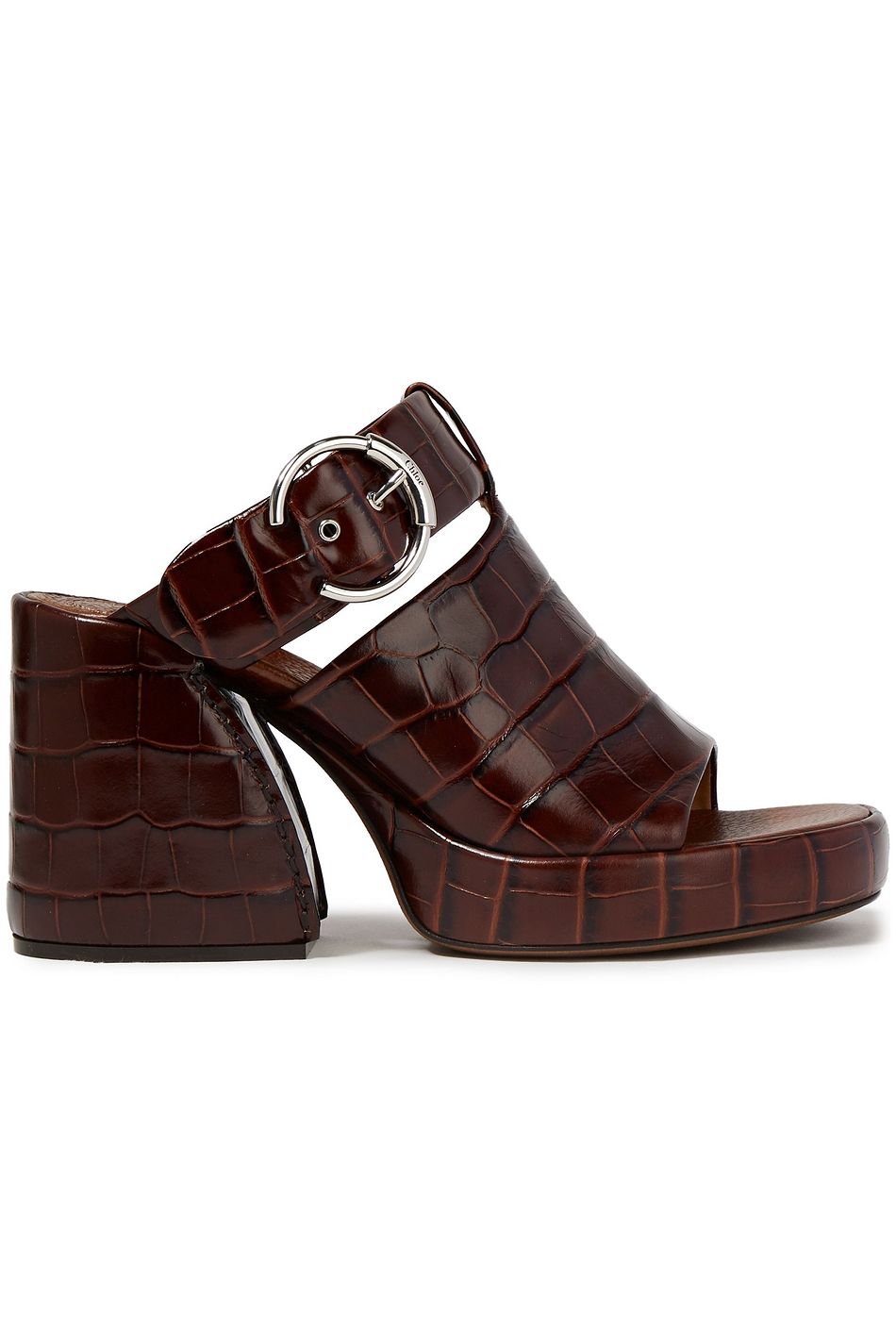platform croc sandals
