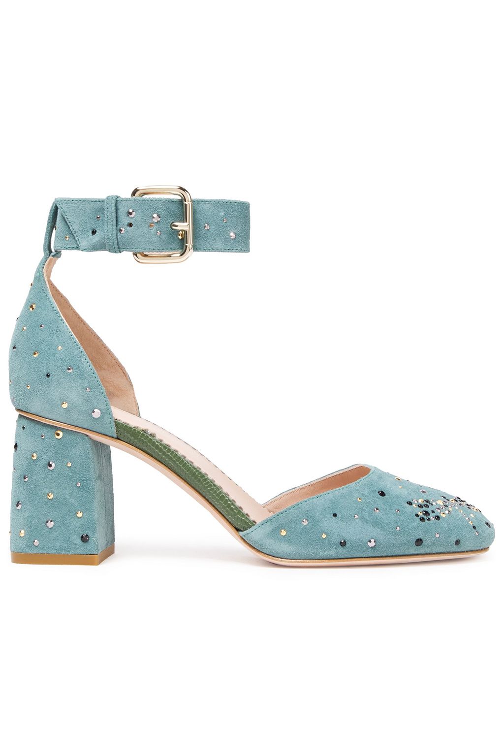 slate blue pumps