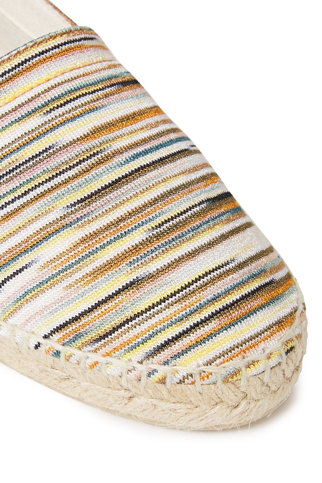 MISSONI Marled knitted espadrilles