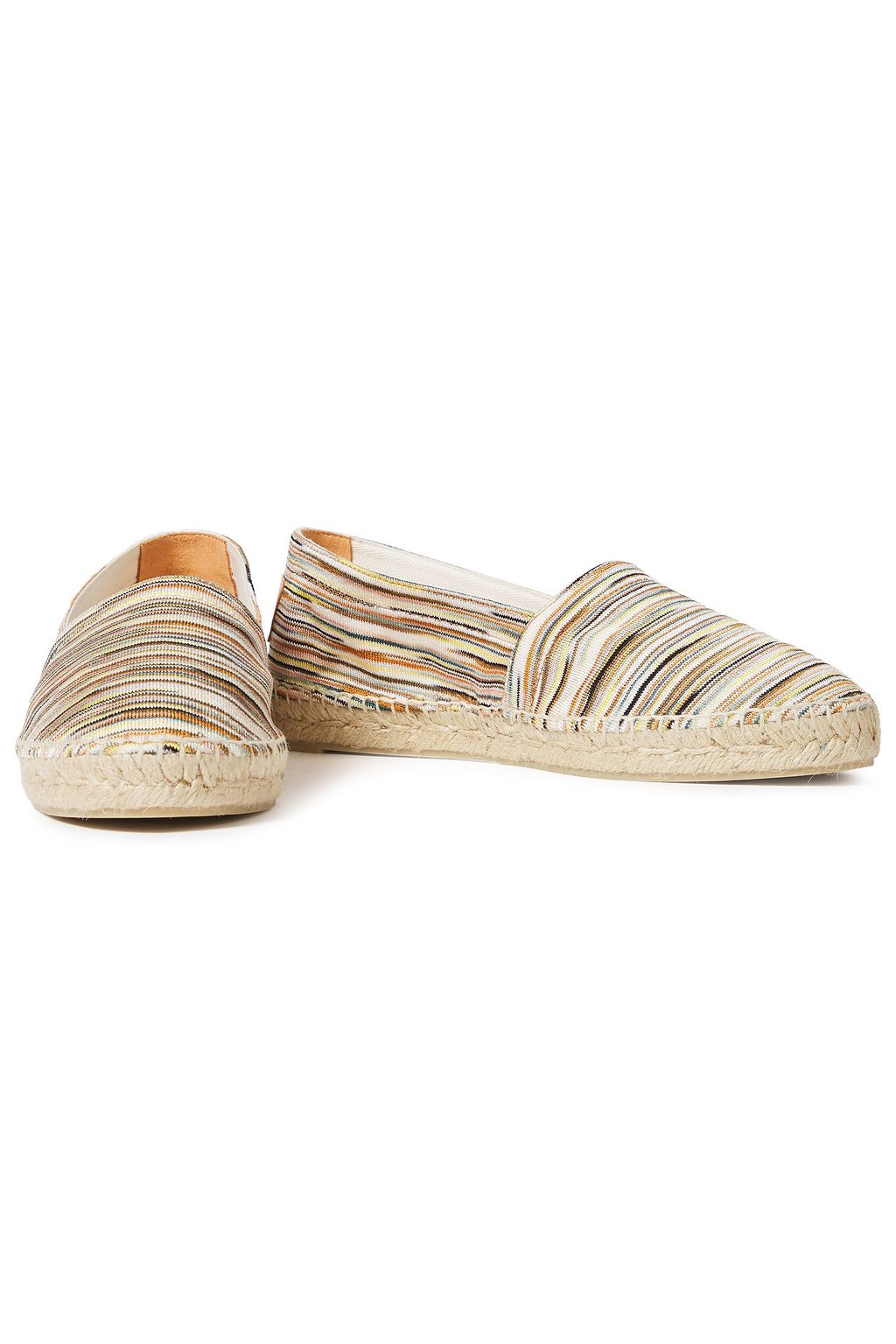 MISSONI Marled knitted espadrilles