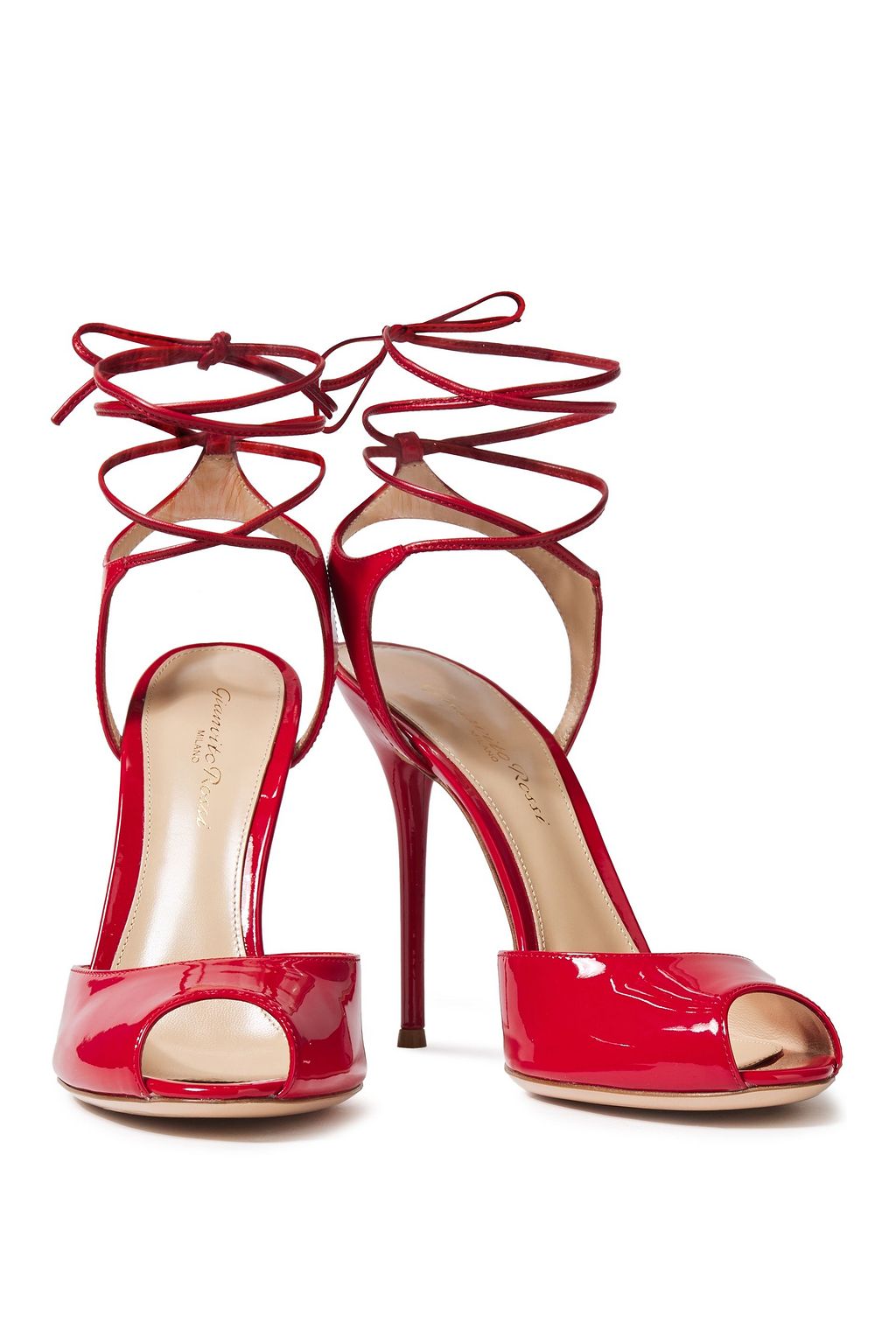 GIANVITO ROSSI Muse 115 patent-leather sandals