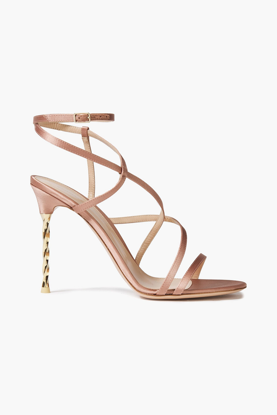 Gianvito Rossi Woman Satin Sandals Blush Size 36