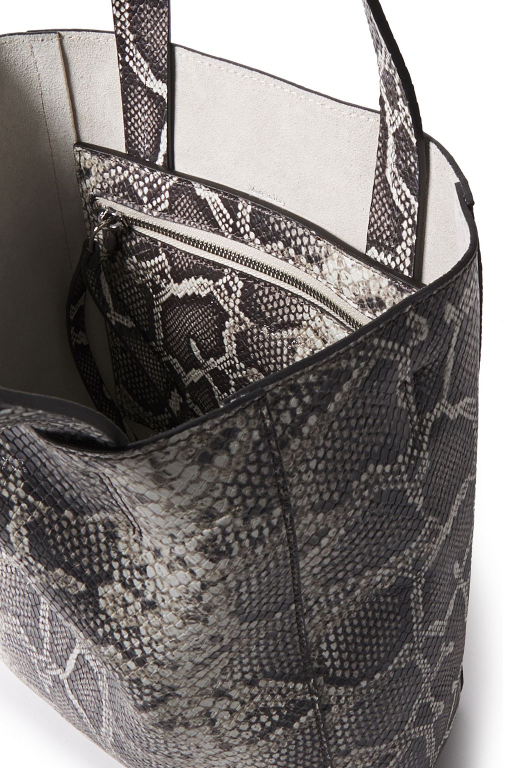 IRO Broome snake-effect leather shoulder bag