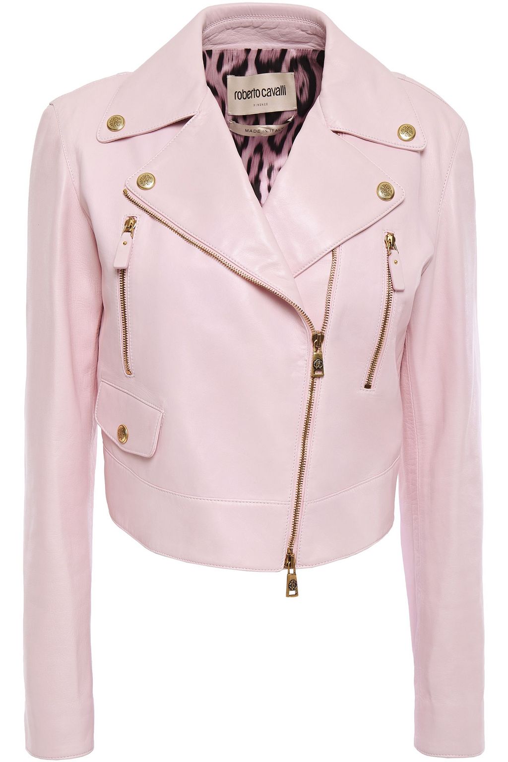 baby pink cropped jacket