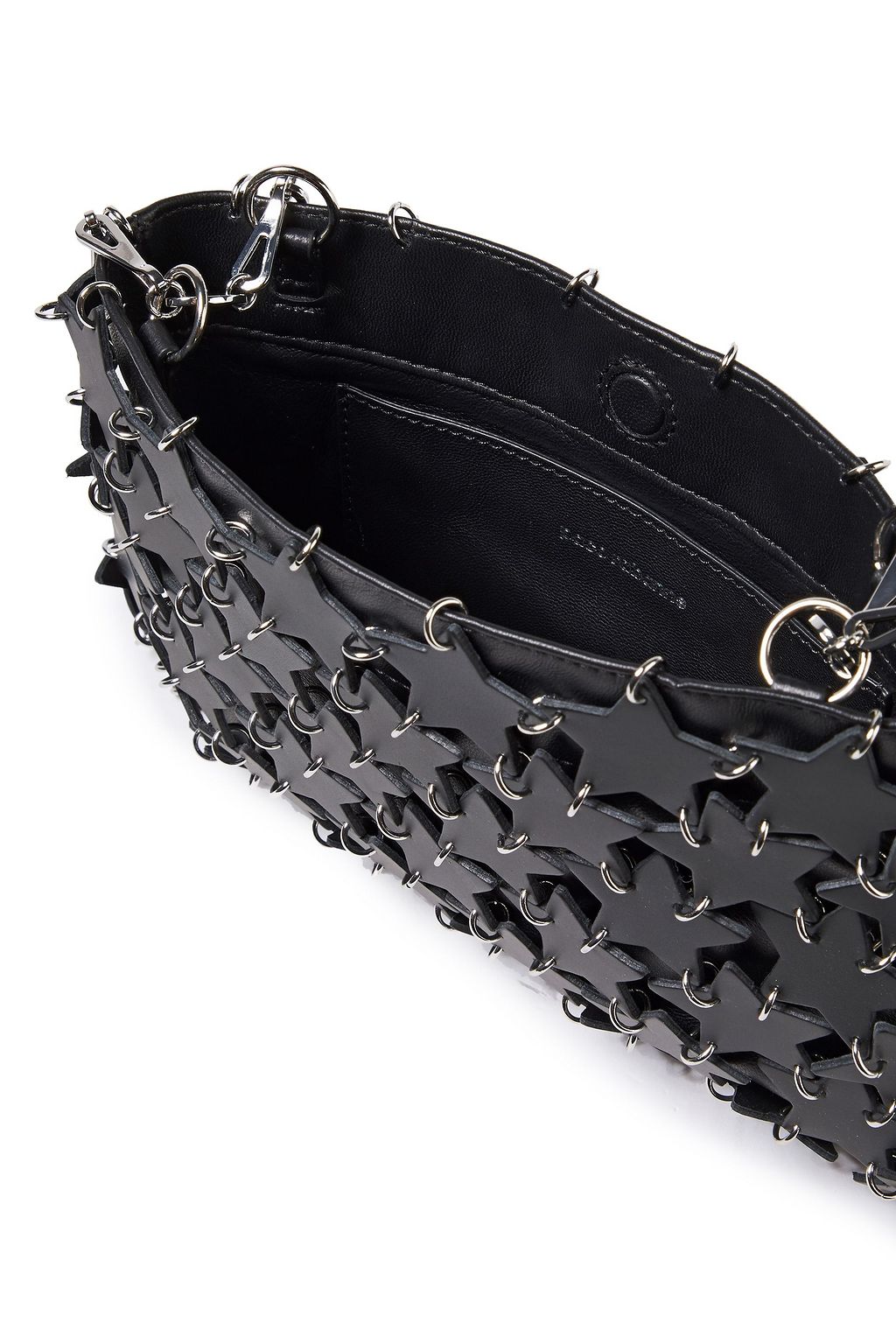 RABANNE Iconic 1969 Star layered laser-cut leather shoulder bag
