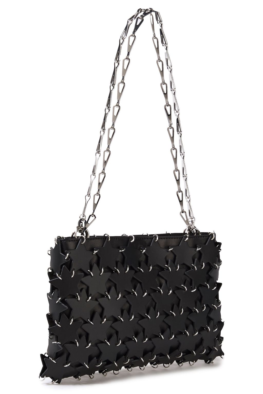 RABANNE Iconic 1969 Star layered laser-cut leather shoulder bag