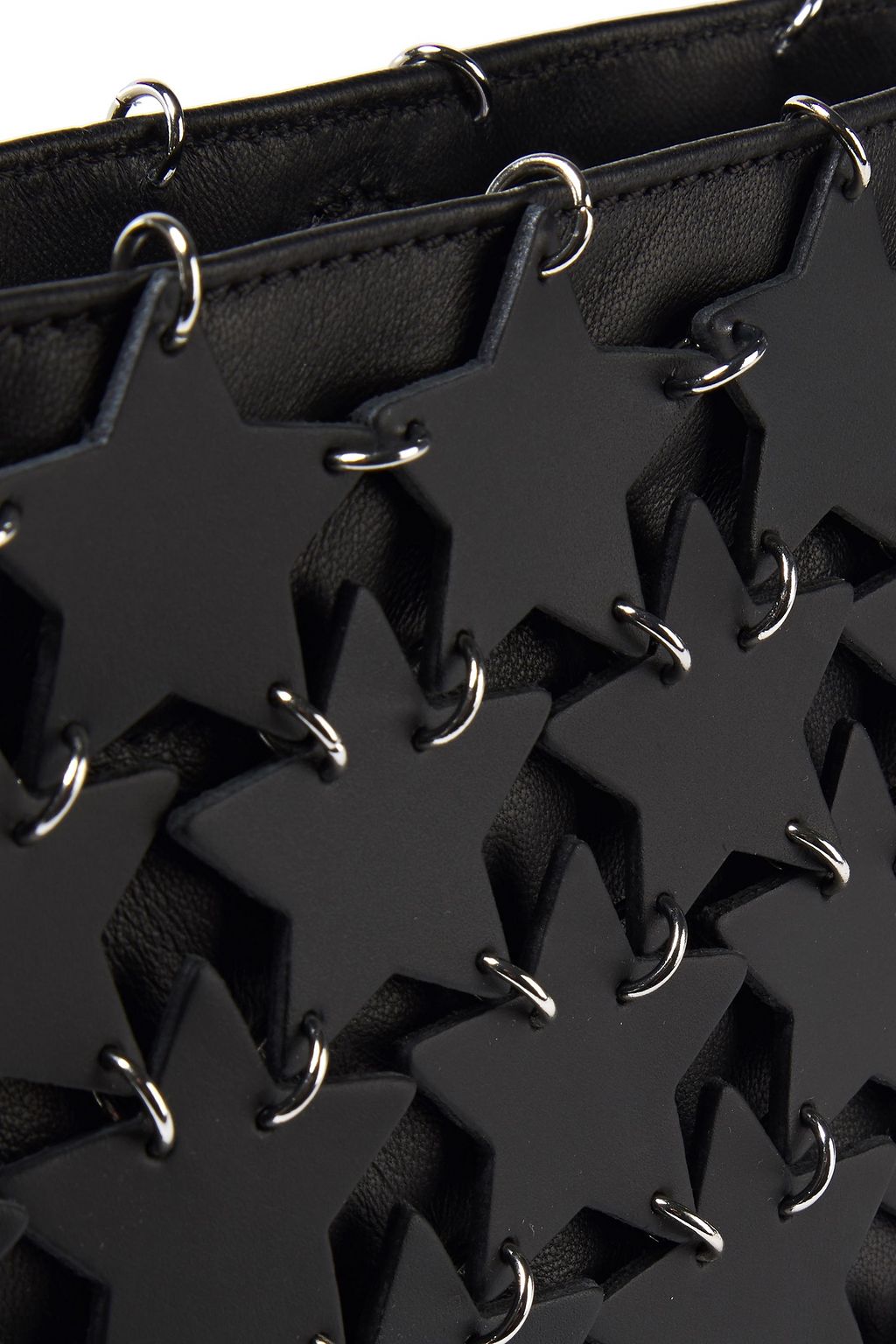 RABANNE Iconic 1969 Star layered laser-cut leather shoulder bag