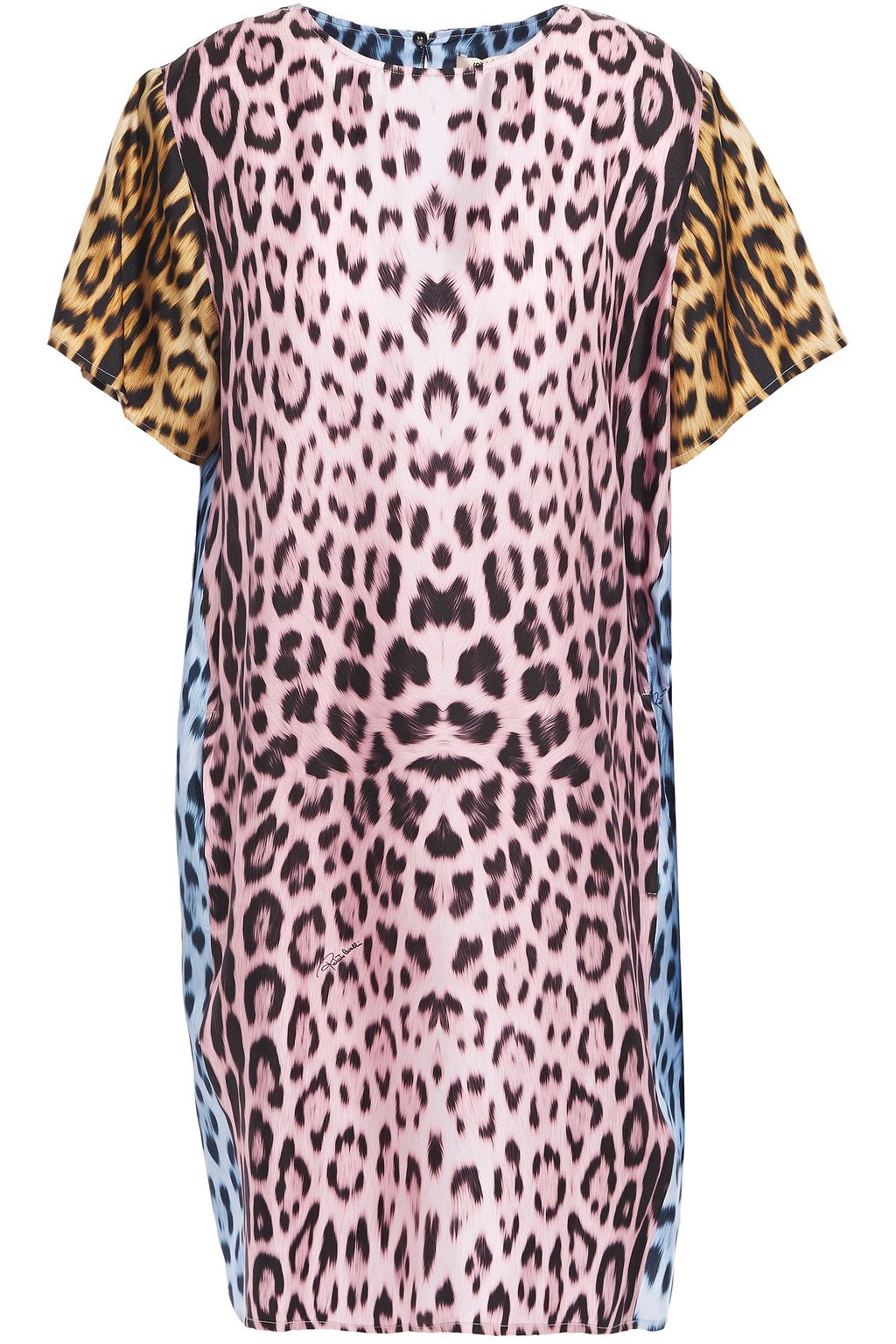 roberto cavalli leopard print dress