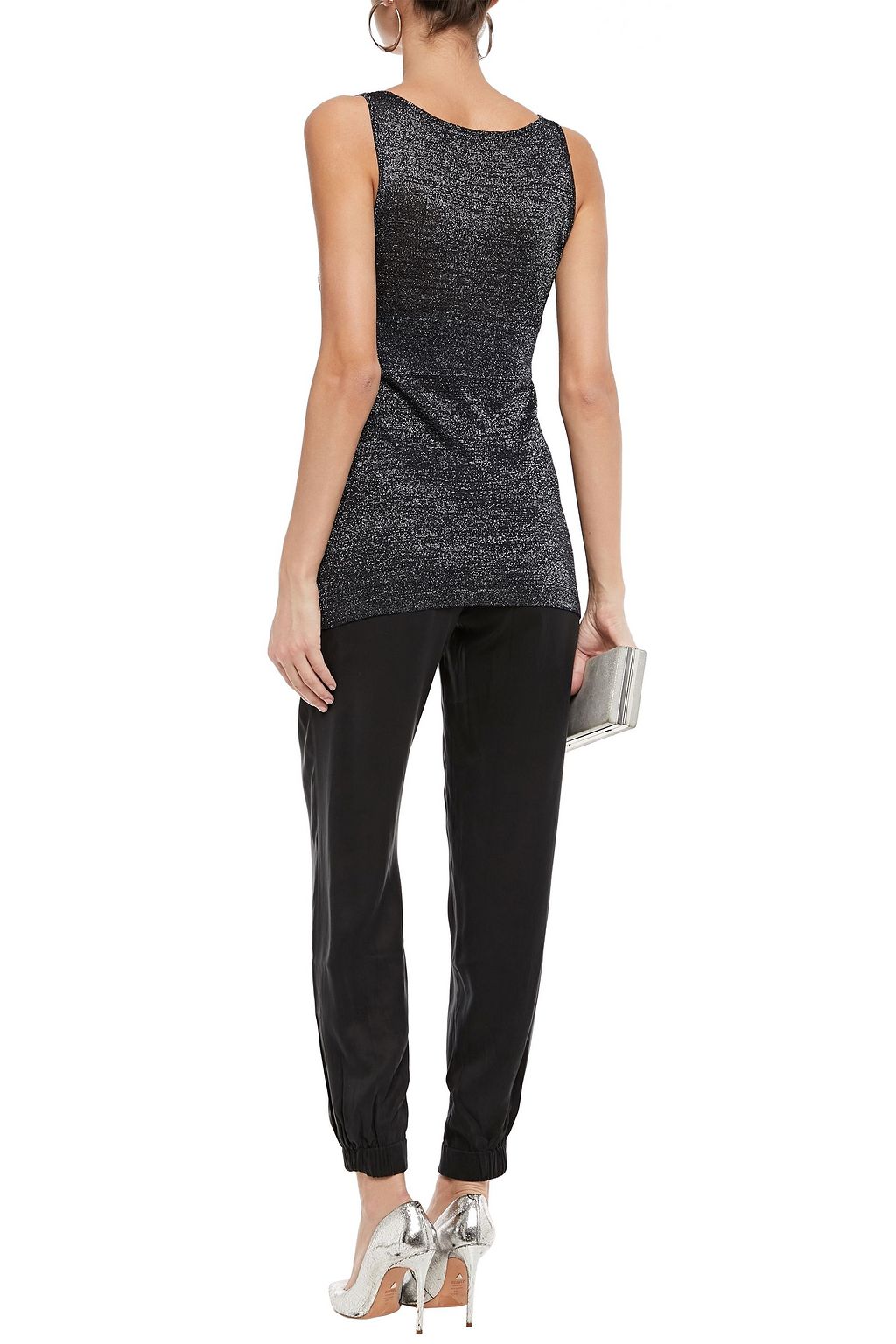 MISSONI Metallic knitted tank