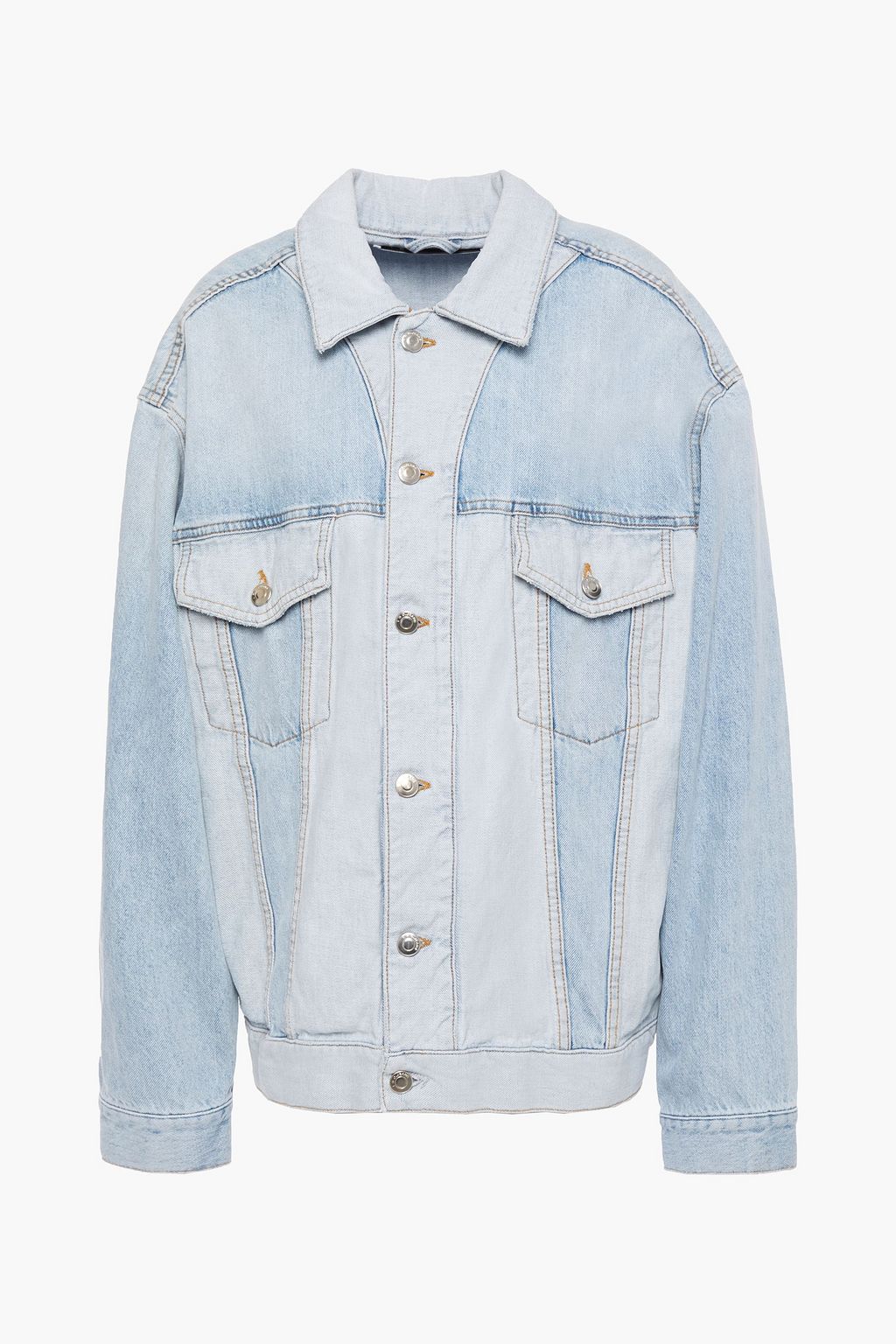 two tone denim jacket