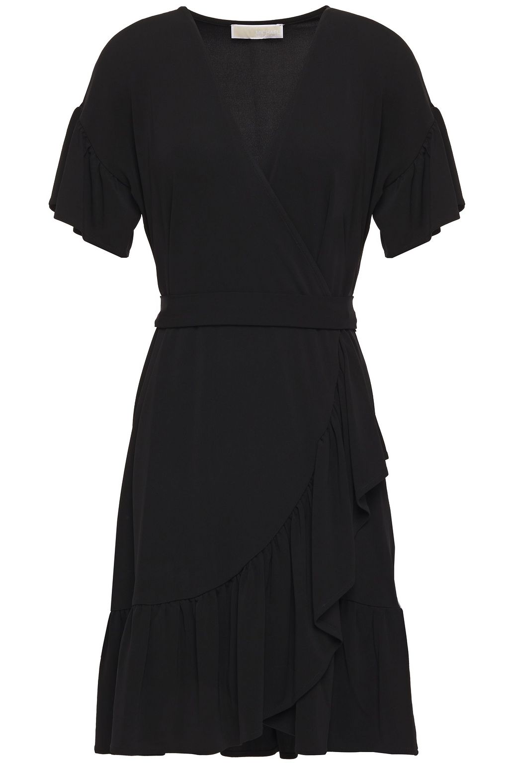 michael kors black wrap dress