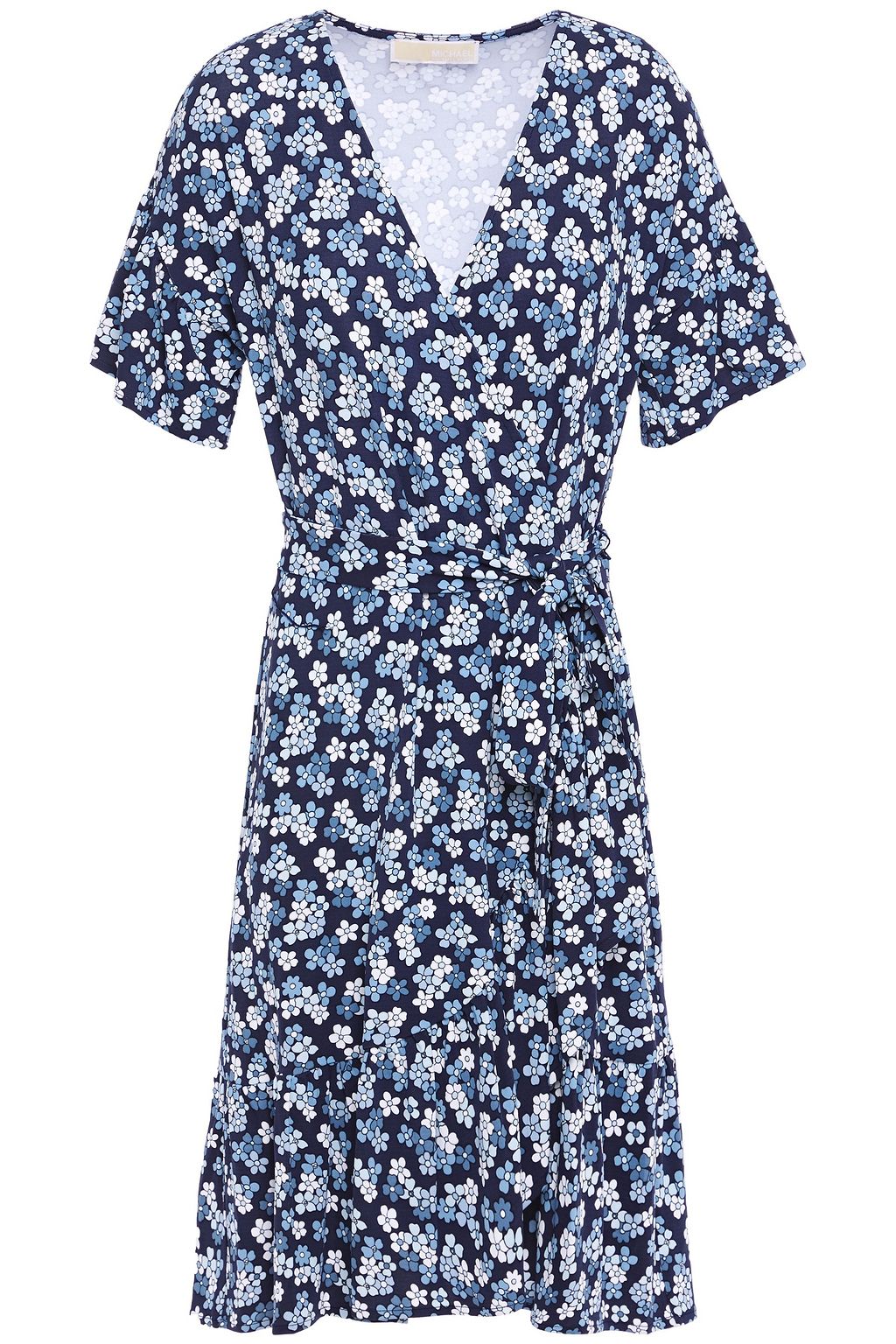 michael kors jersey wrap dress