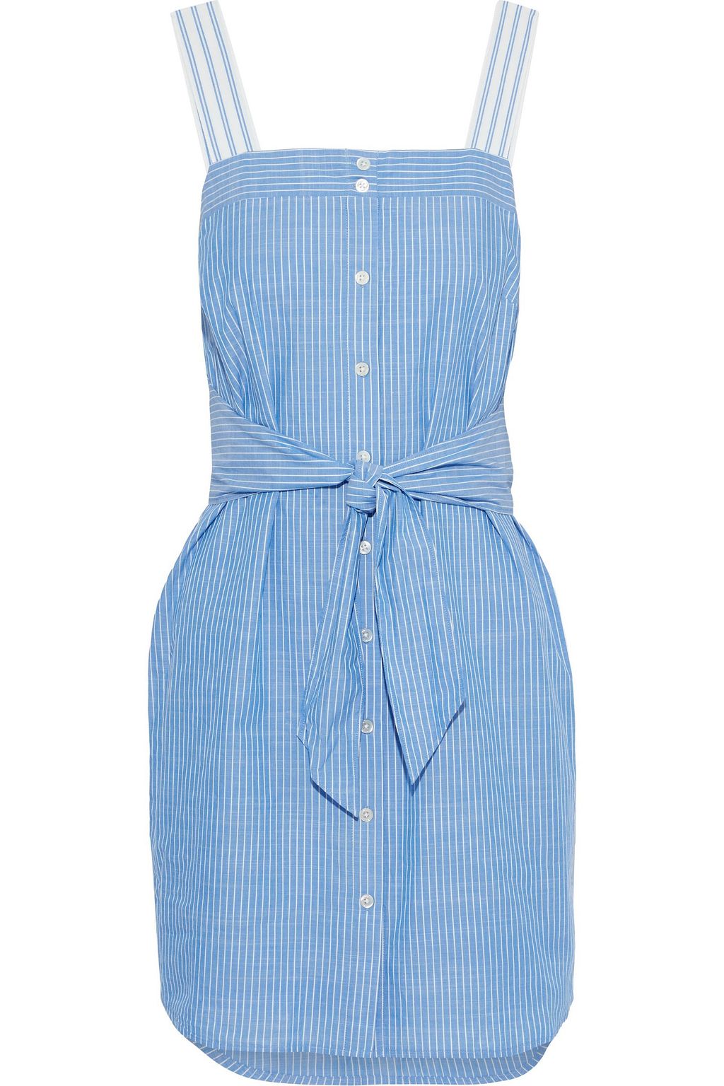 chambray mini dress