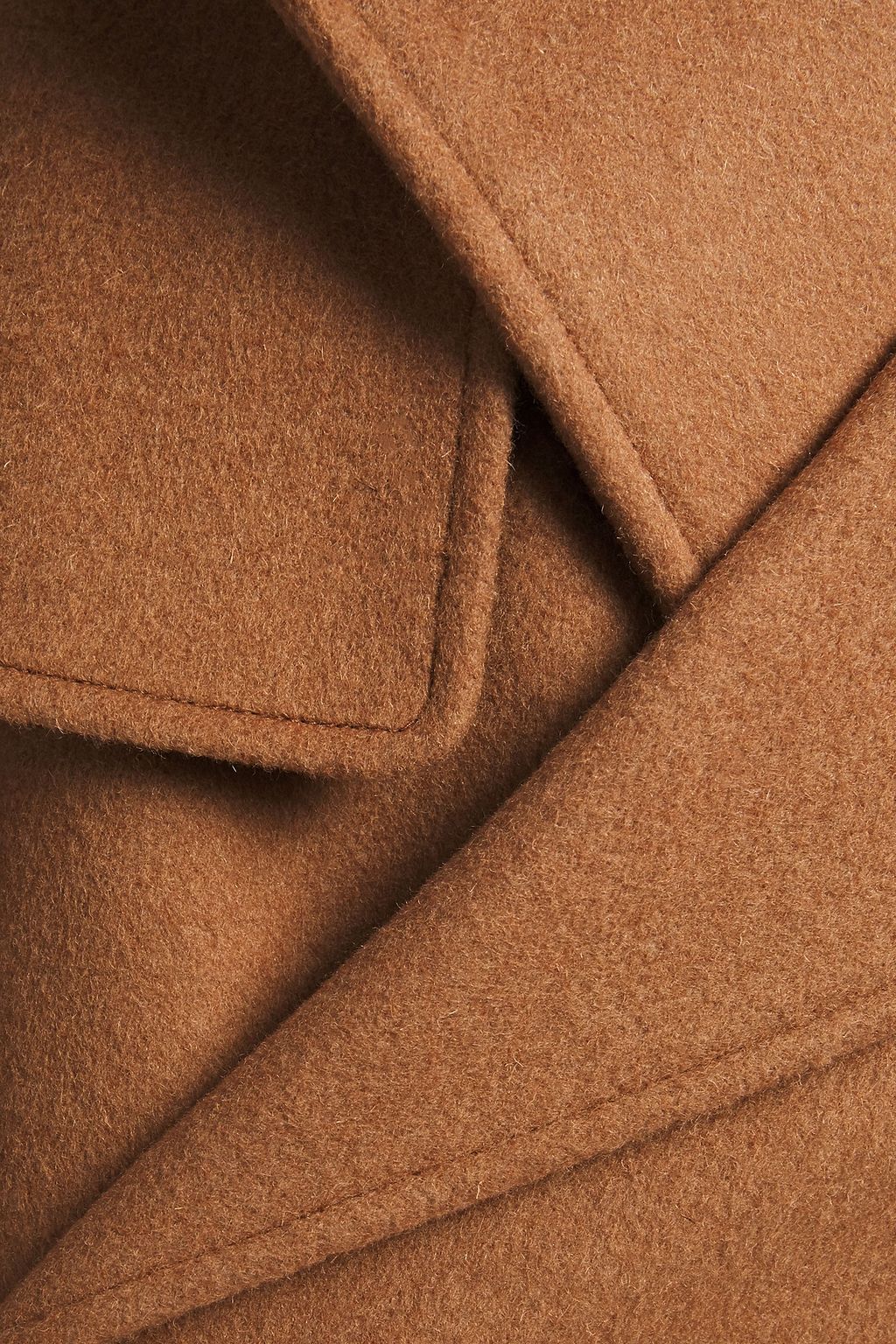 DKNY Belted wool-blend felt coat