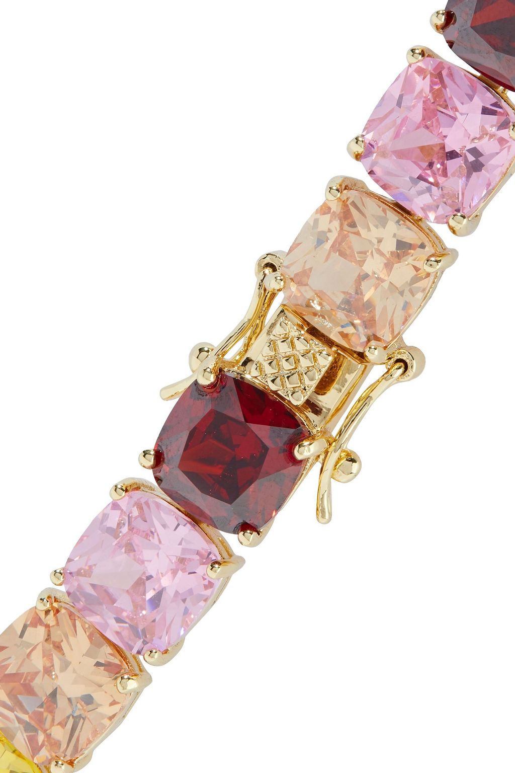 CZ BY KENNETH JAY LANE Gold-plated crystal bracelet