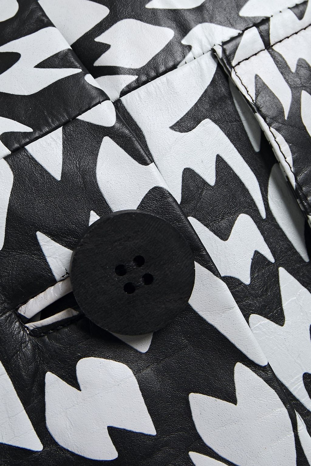 MISSONI Printed leather jacket