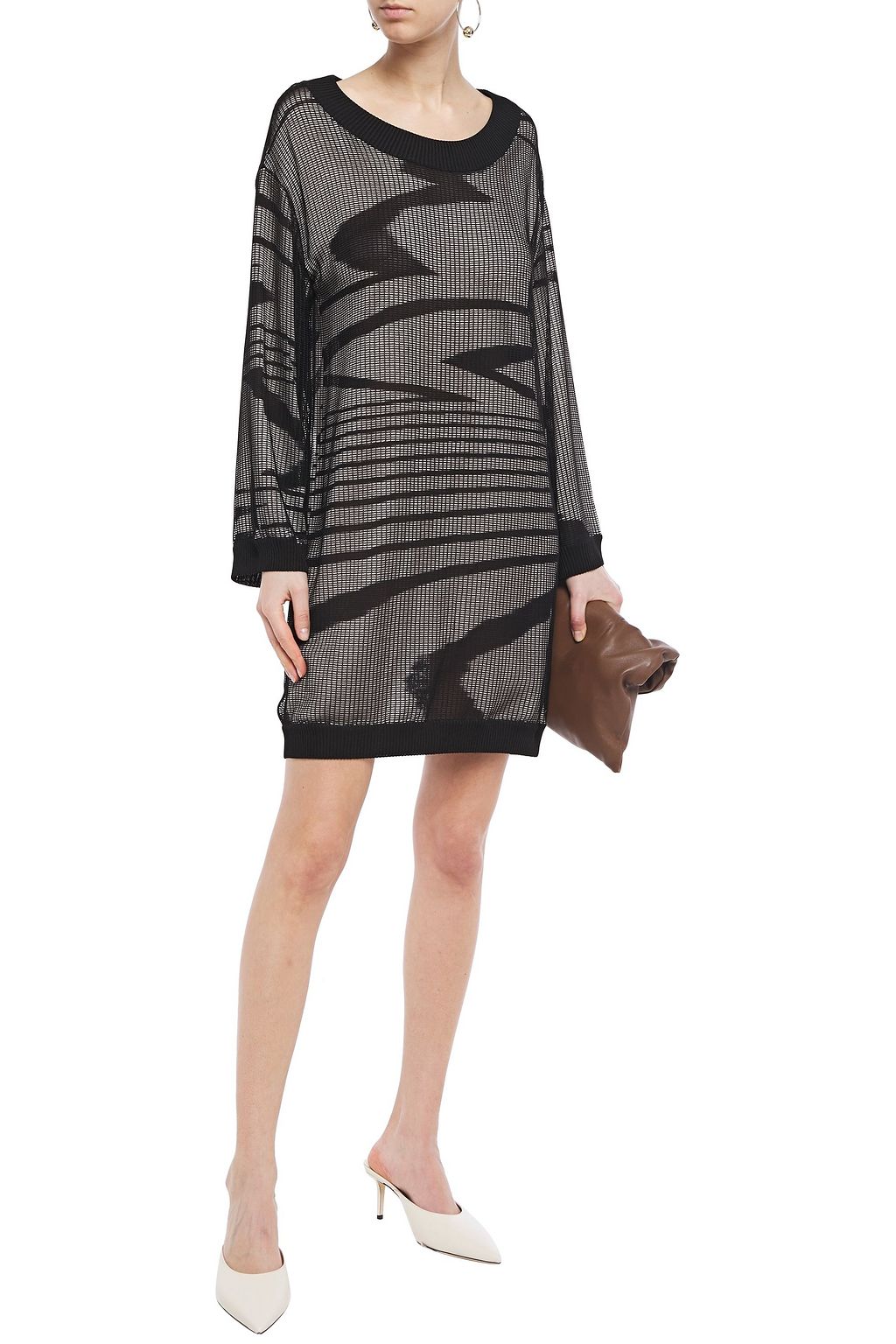MISSONI Open-knit mini dress