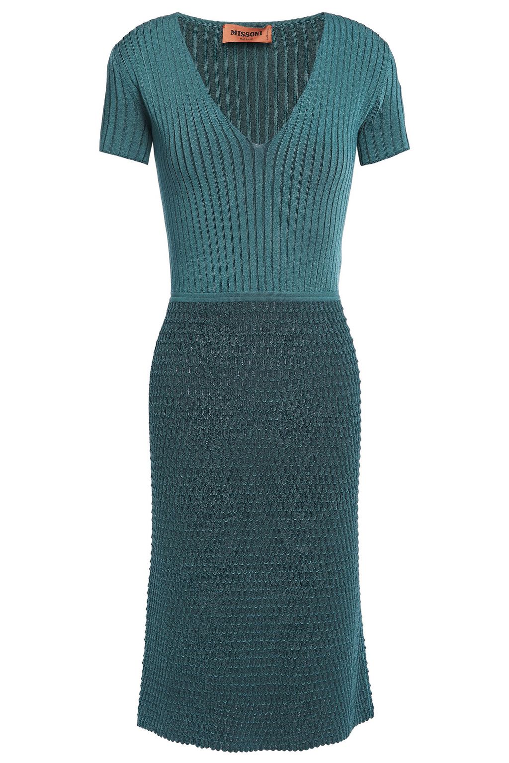 teal knit dress