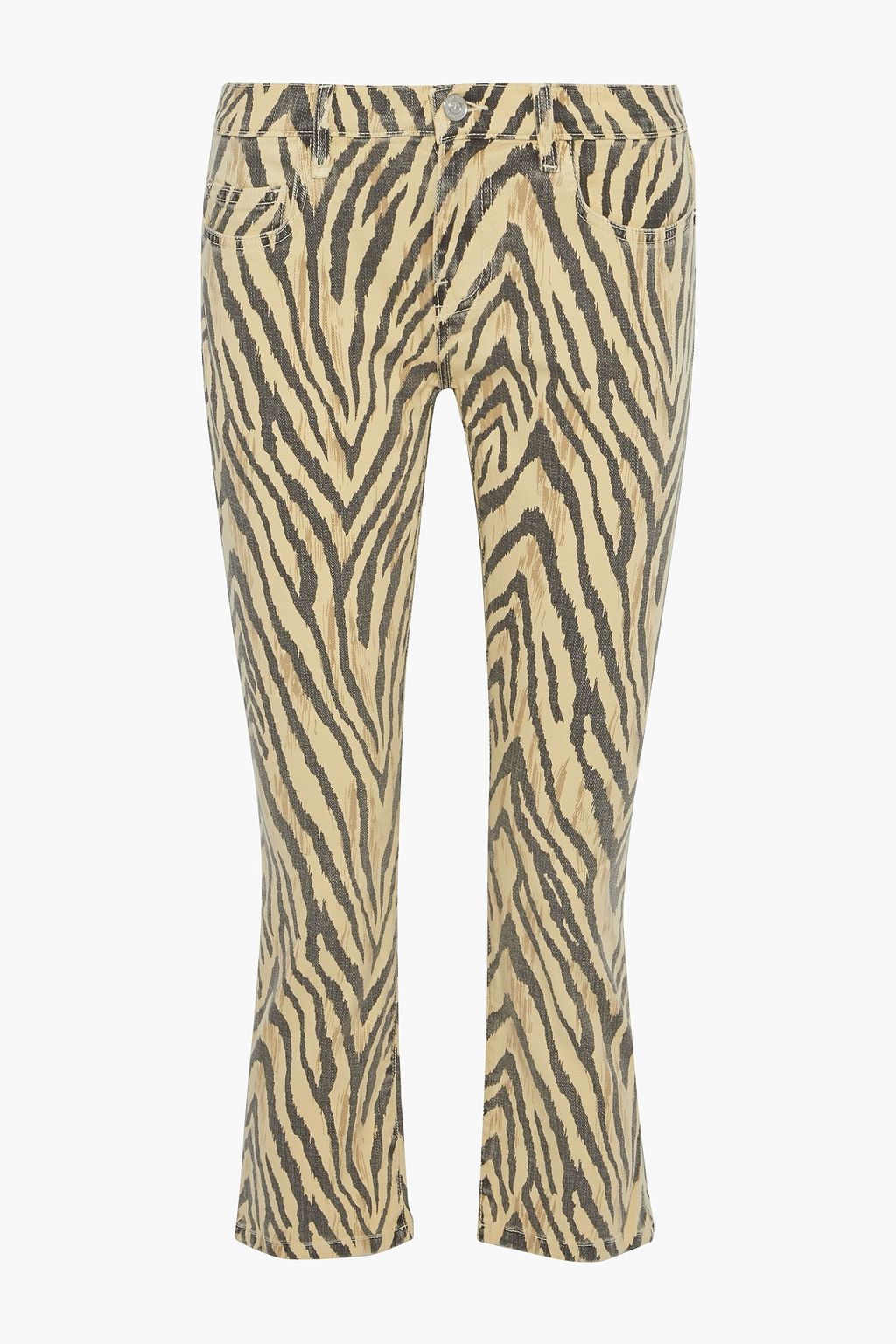 zebra print jeans