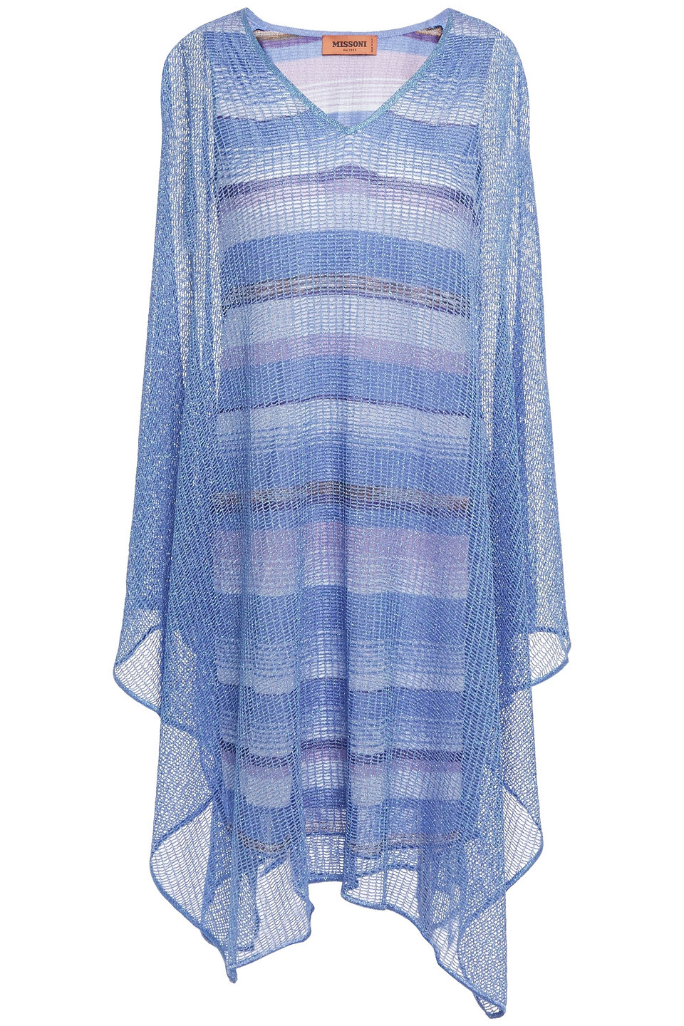 Missoni Woman Asymmetric Crochet-knit Dress Lavender Size 40