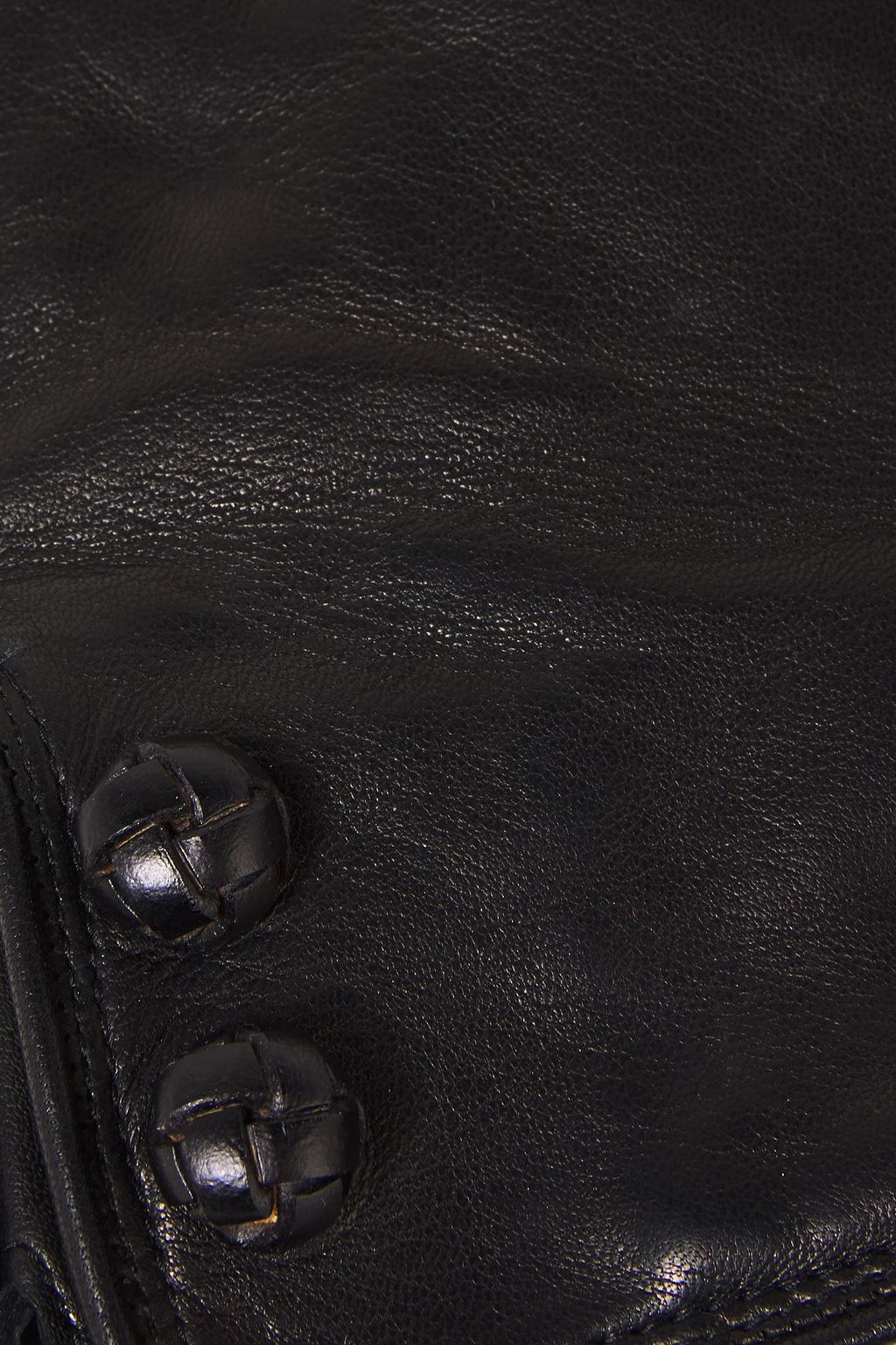 RAG & BONE Snap-detailed leather gloves